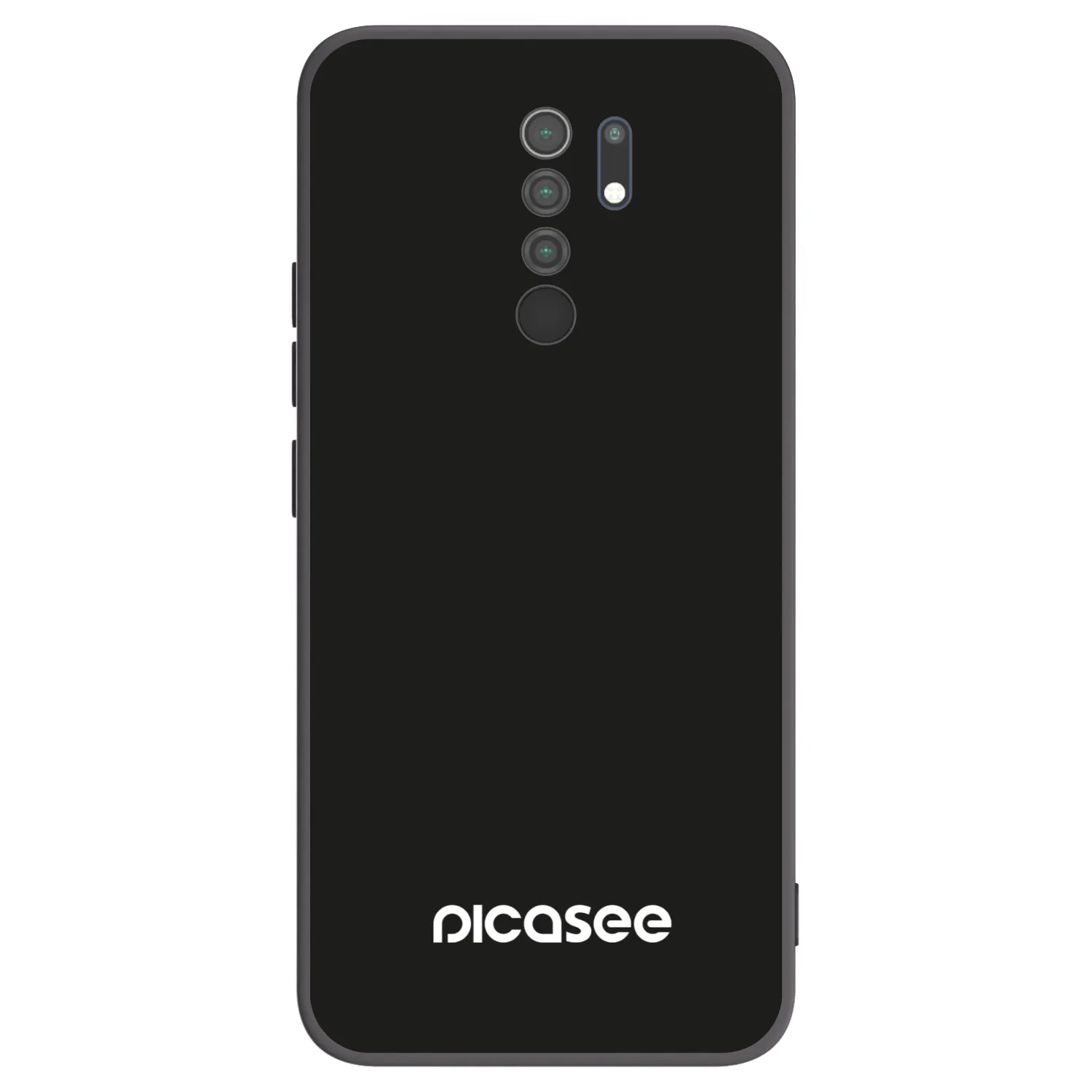 Picasee silikonski črni ovitek za Xiaomi Redmi 9 - Picasee
