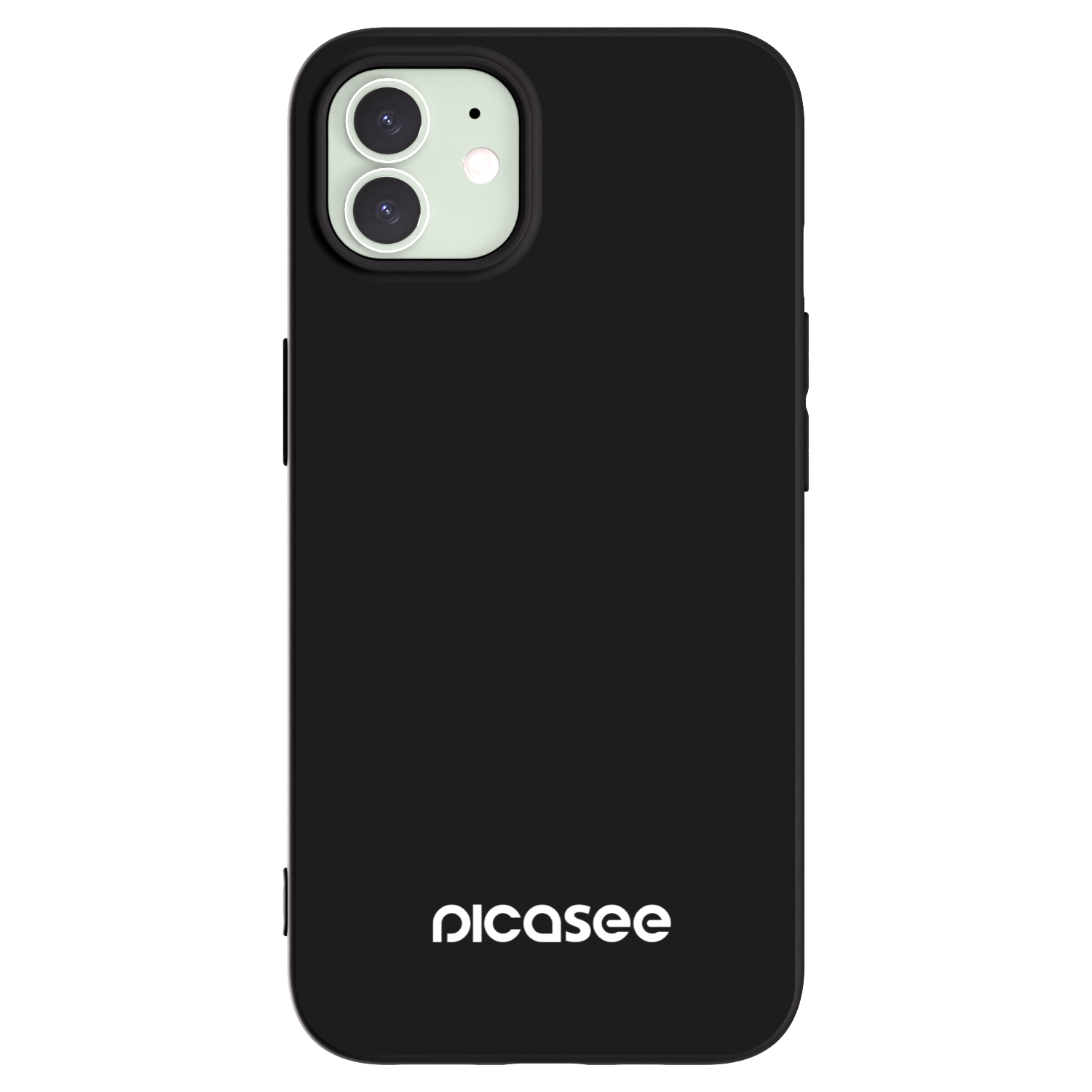 Picasee silikonski črni ovitek za Apple iPhone 12 - Picasee
