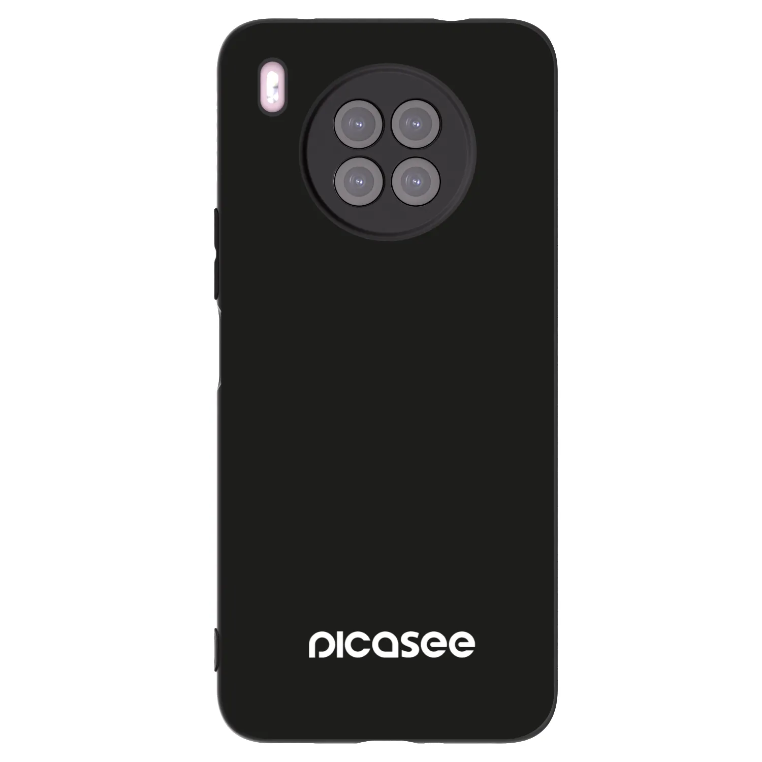 Picasee silikonski črni ovitek za Huawei Nova 8i - Picasee