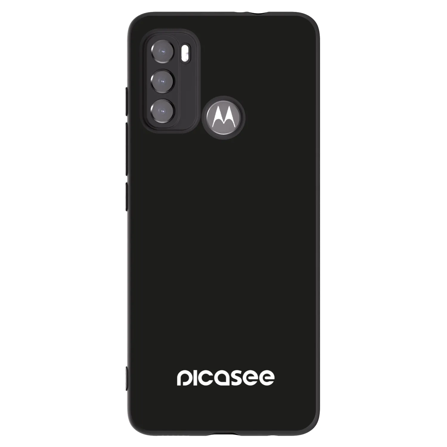 Picasee silikonski črni ovitek za Motorola Moto G60 - Picasee