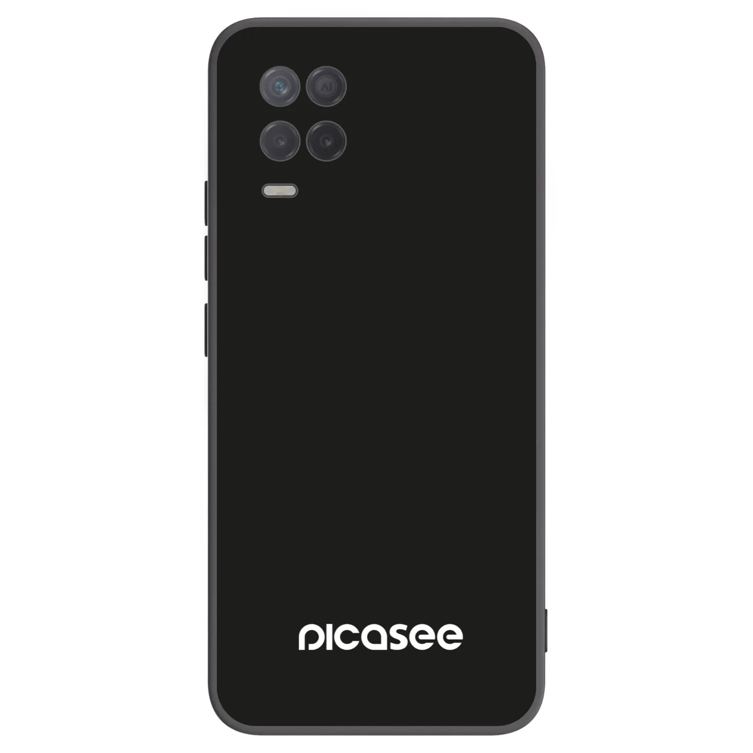 Picasee silikonski črni ovitek za Realme 8 5G - Picasee