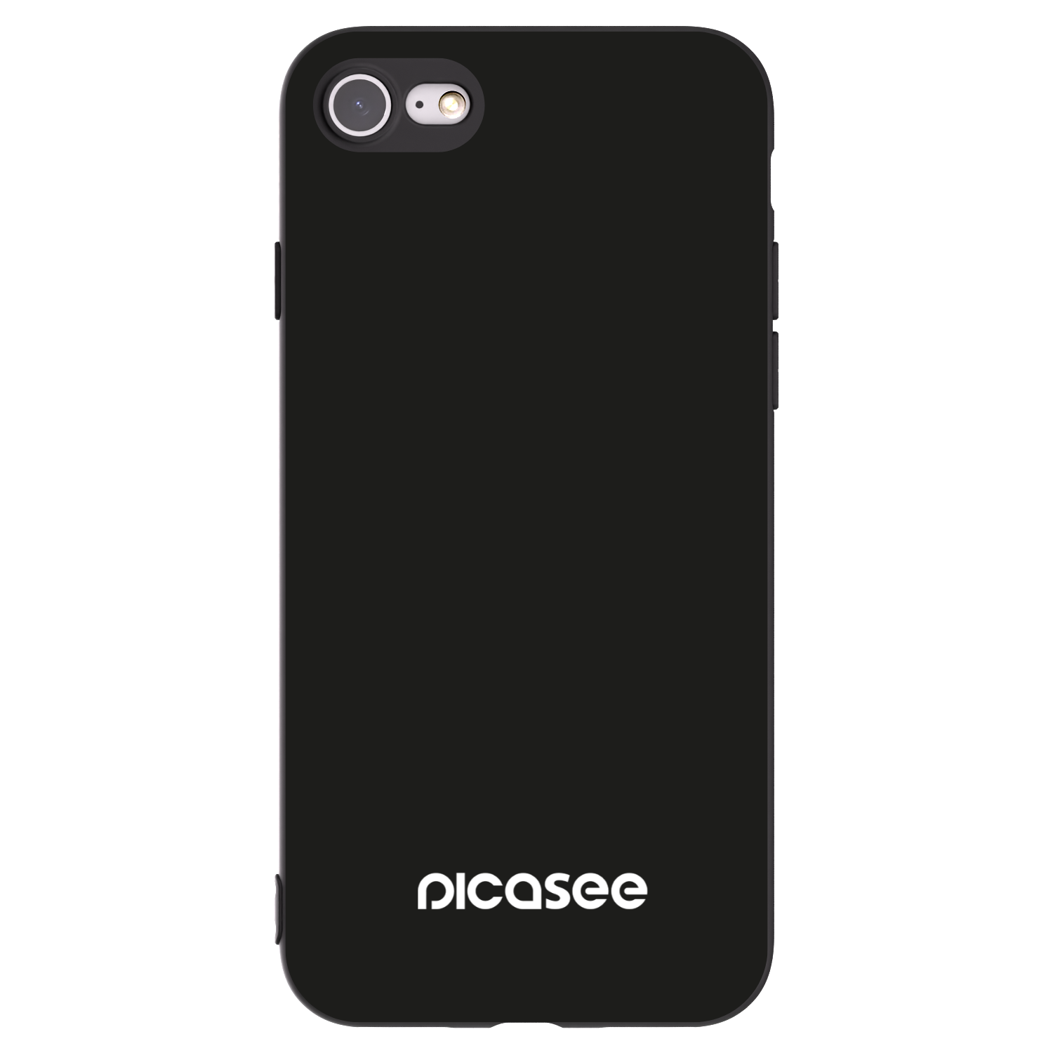 Picasee silikonski črni ovitek za Apple iPhone SE 2022 - Picasee