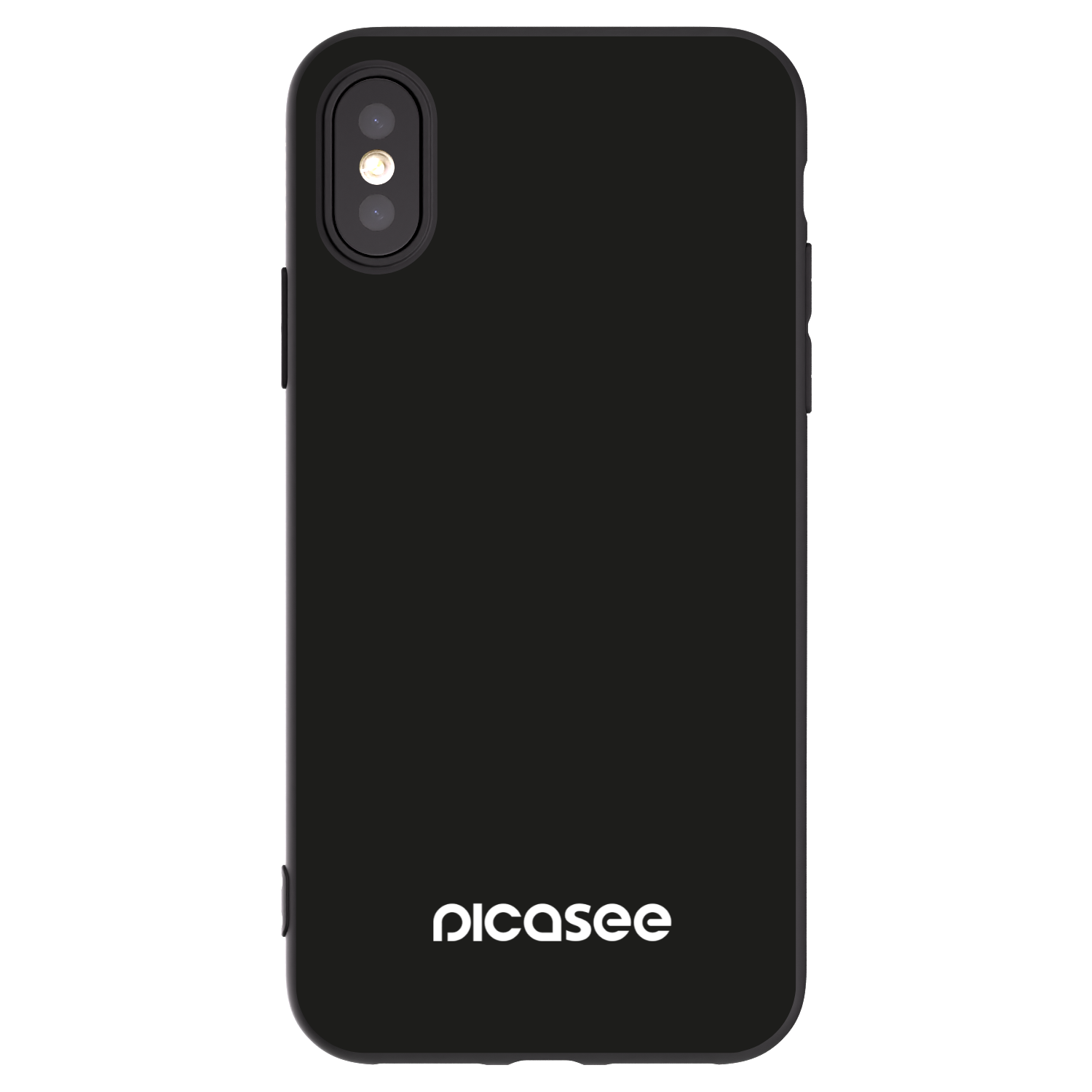 Picasee silikonski črni ovitek za Apple iPhone X/XS - Picasee
