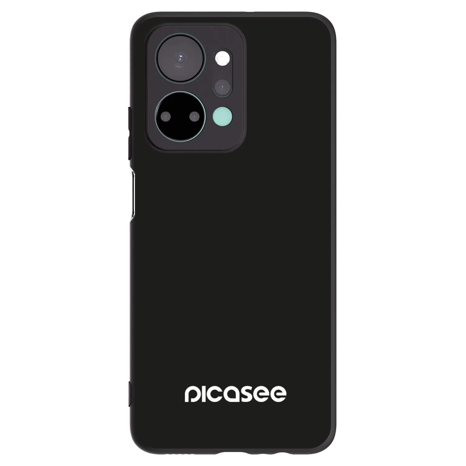 Picasee silikonski črni ovitek za Honor X7a - Picasee