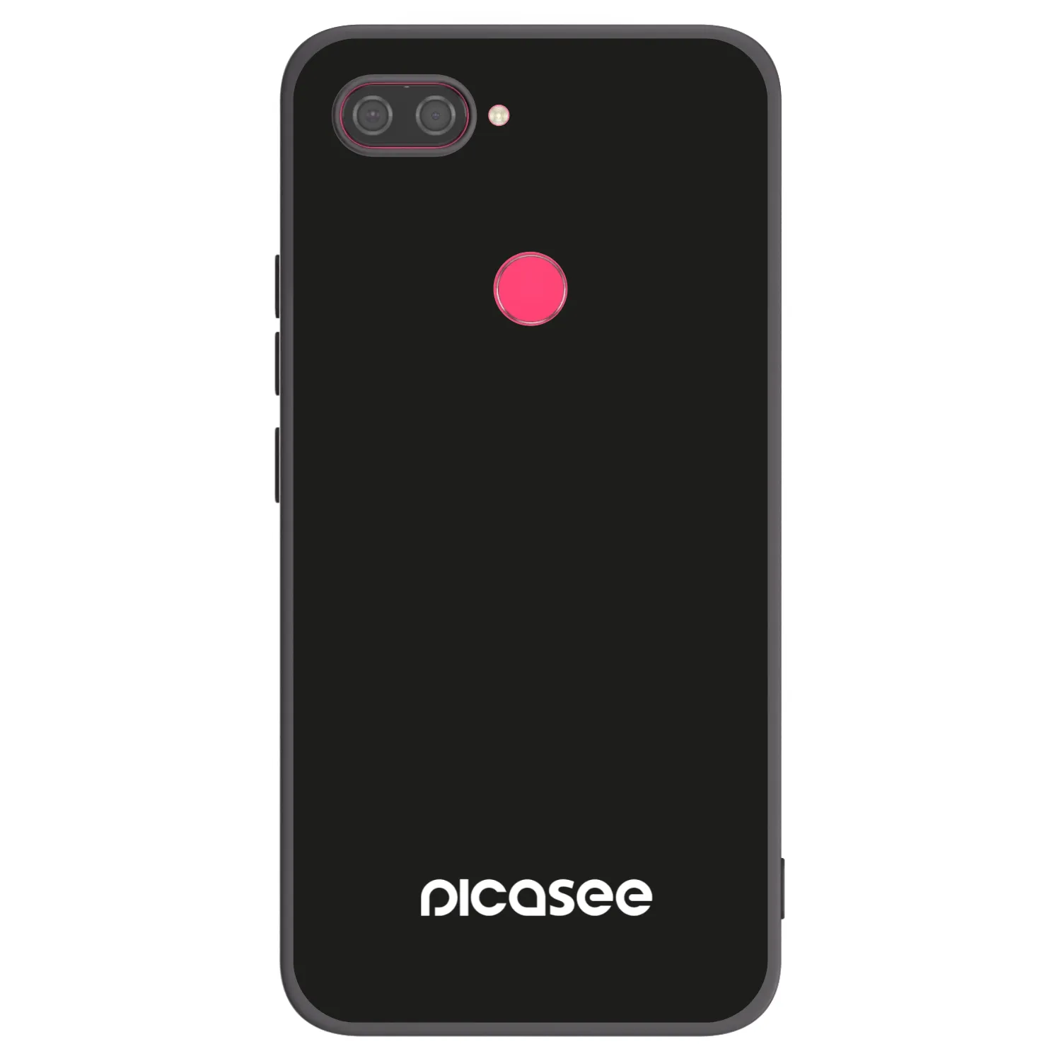 Picasee silikonski črni ovitek za Xiaomi Mi 8 Lite - Picasee