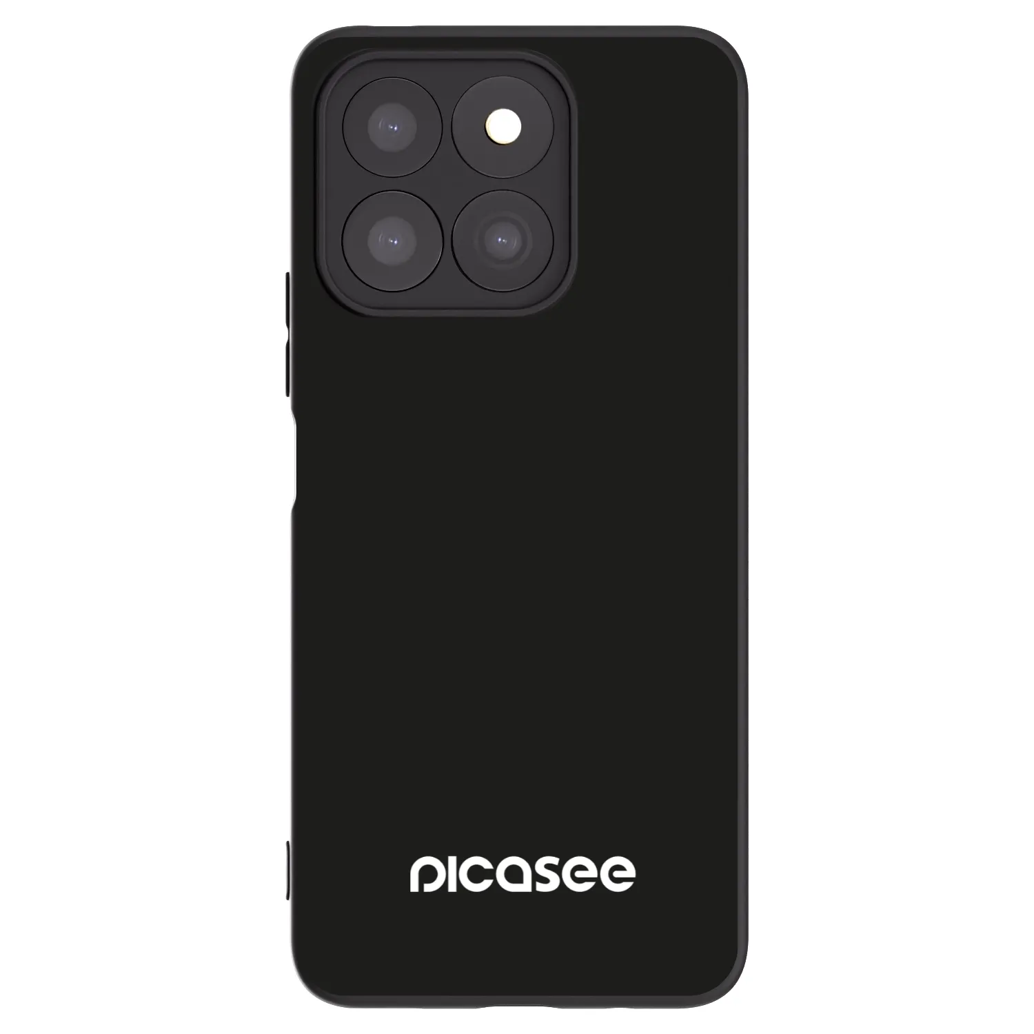 Picasee silikonski črni ovitek za Honor X8b - Picasee