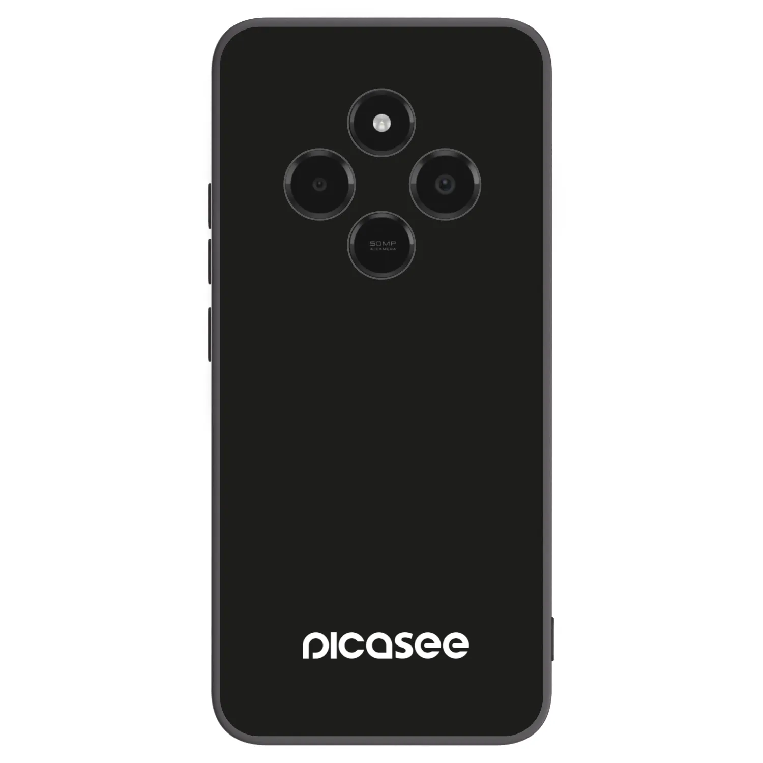 Picasee silikonski črni ovitek za Xiaomi Poco C75 - Picasee