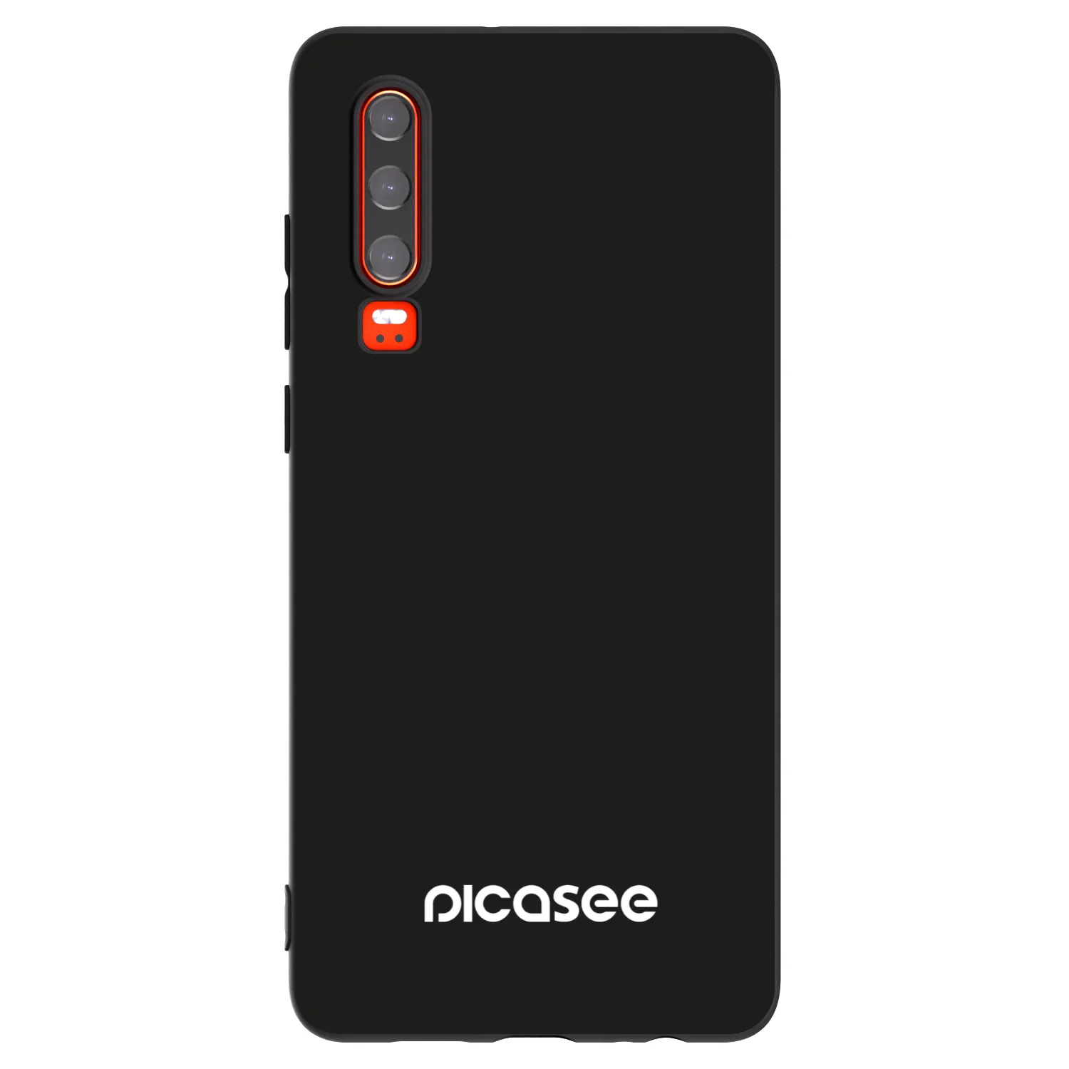 Picasee silikonski črni ovitek za Huawei P30 - Picasee
