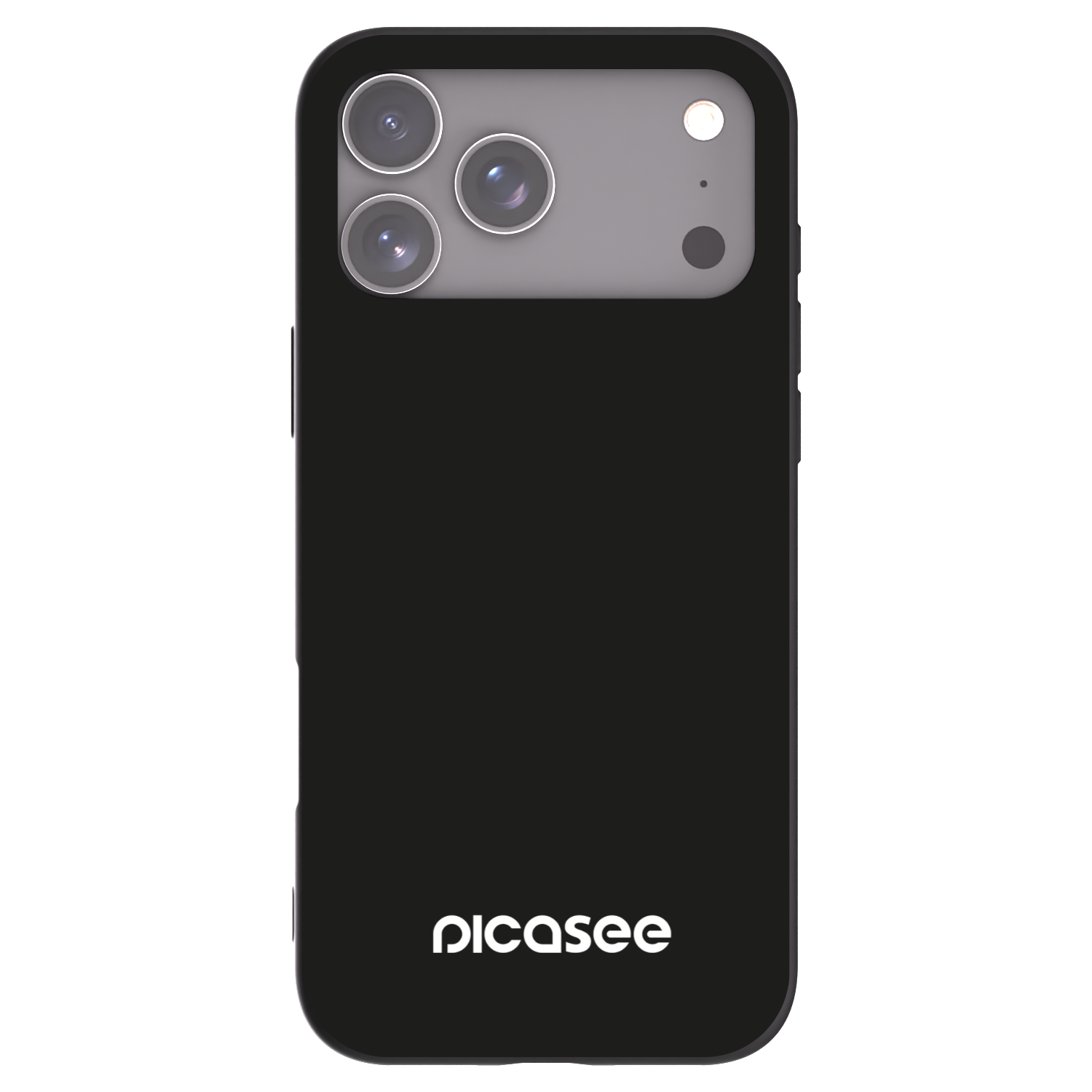 Picasee silikonski črni ovitek za Apple iPhone 17 Pro Max - Picasee