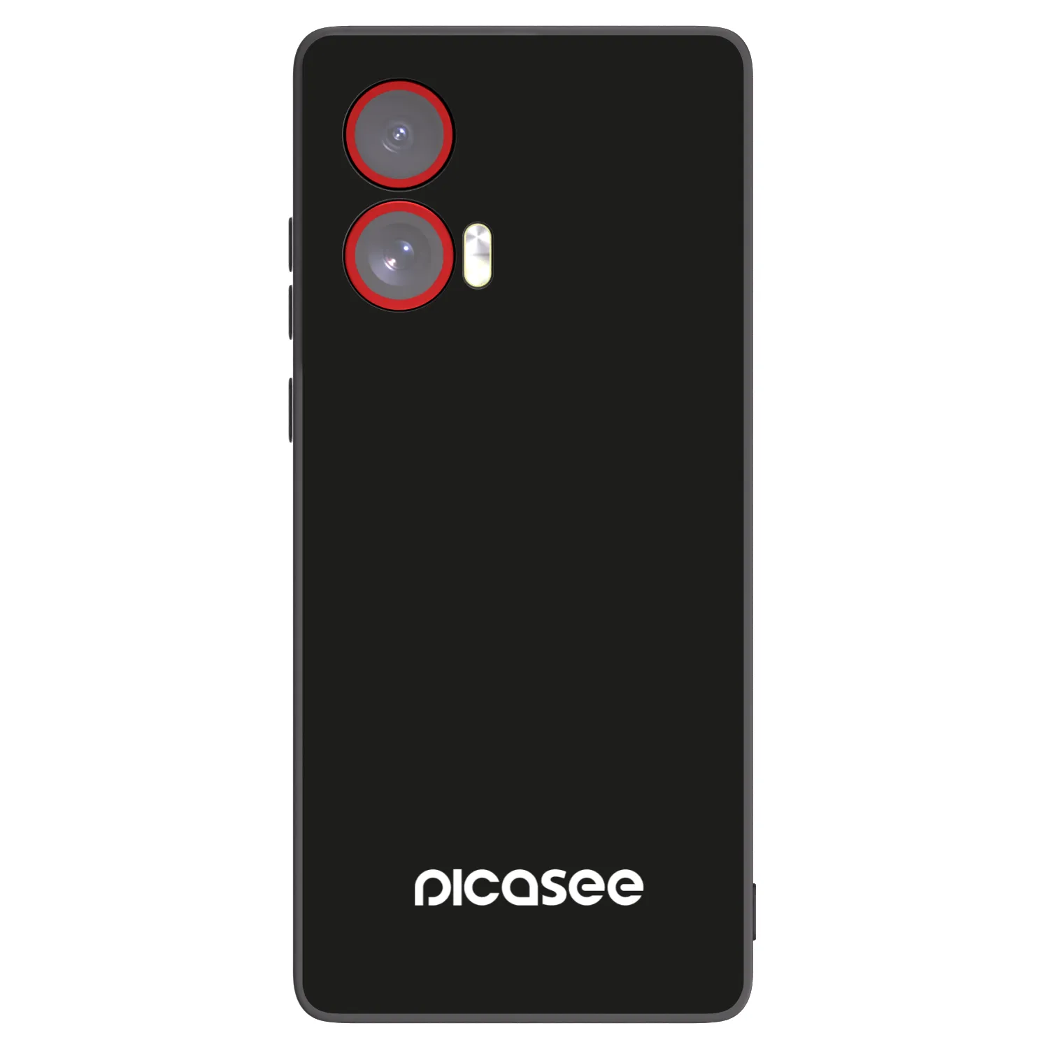 Picasee silikonski črni ovitek za Motorola Edge 50 Fusion - Picasee