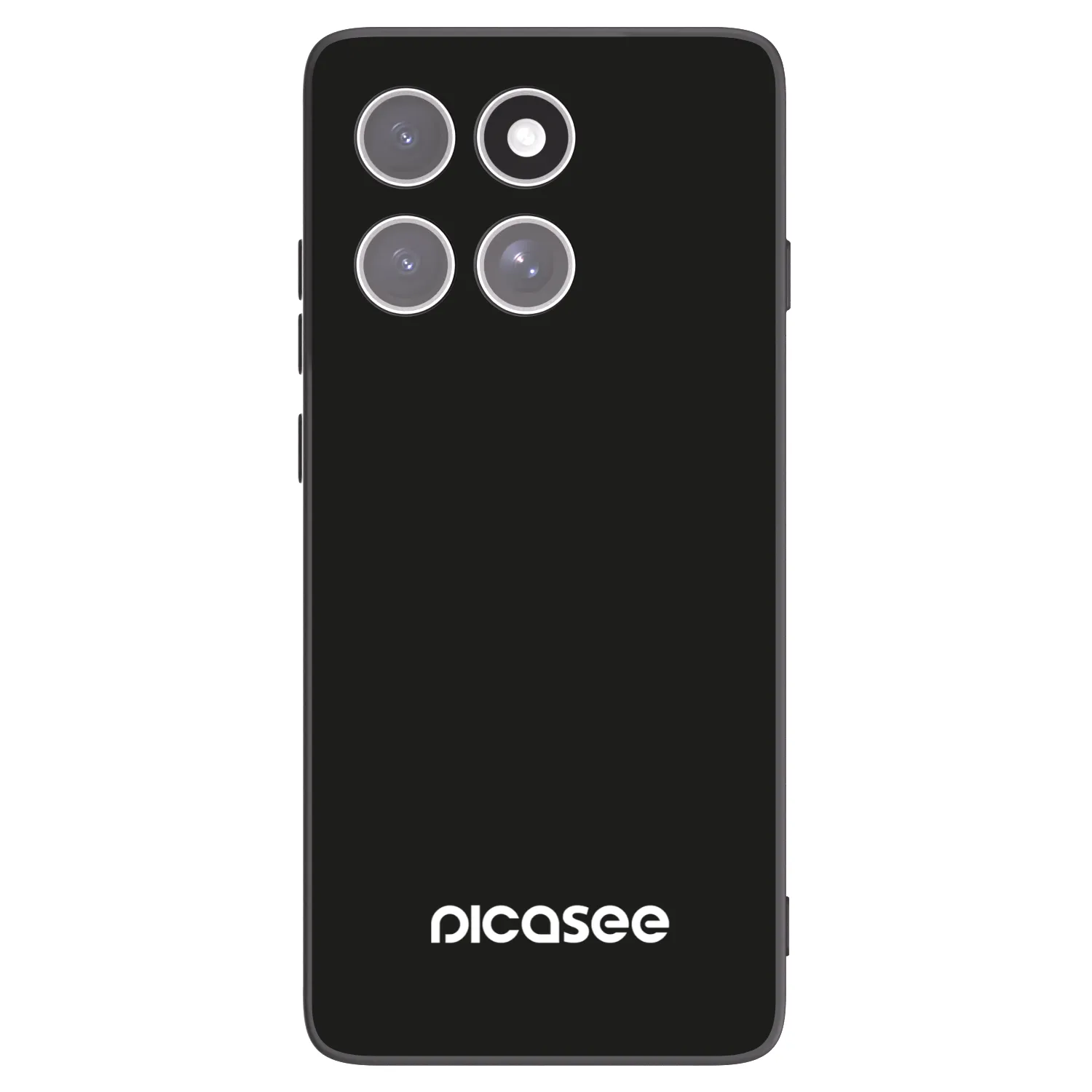 Picasee silikonski črni ovitek za Motorola Edge 60 Fusion - Picasee