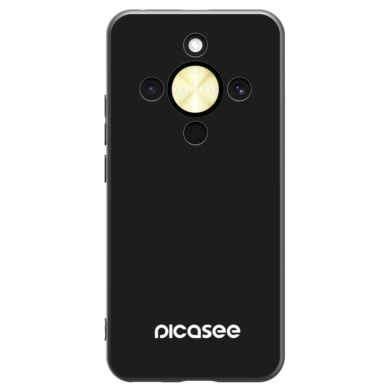 Picasee silikonski črni ovitek za Honor Magic8 Lite 5G - Picasee