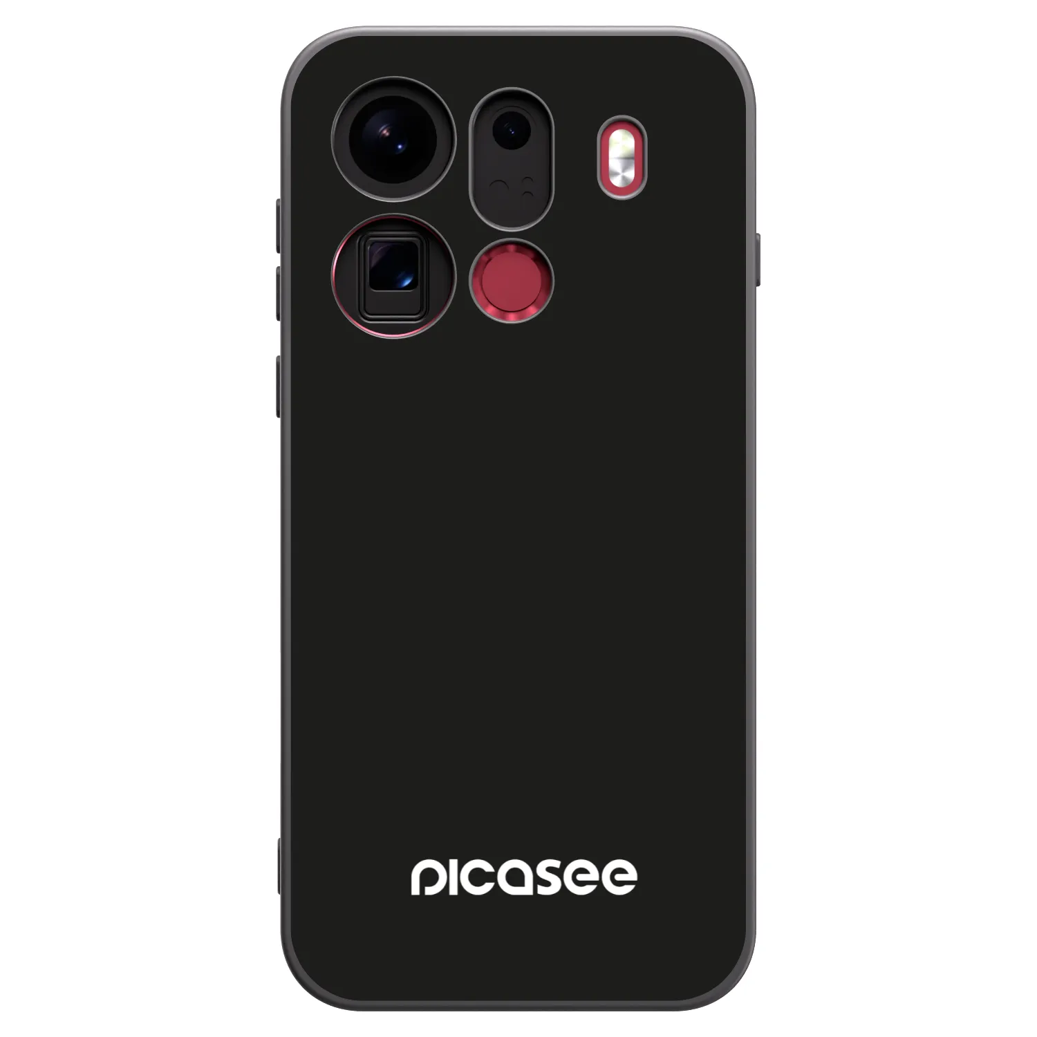 Picasee silikonski črni ovitek za OPPO Find X9 Pro - Picasee