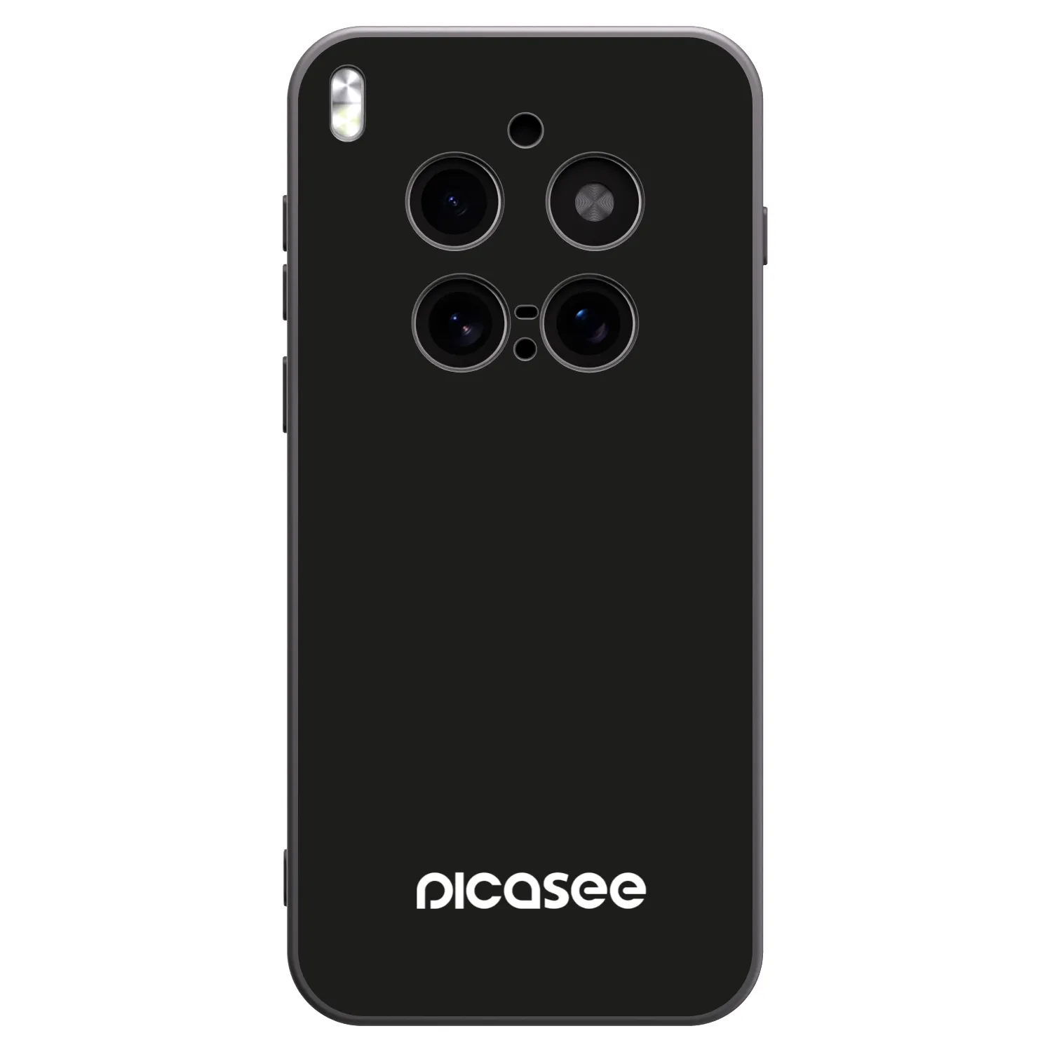 Picasee silikonski črni ovitek za Vivo X300 Pro - Picasee