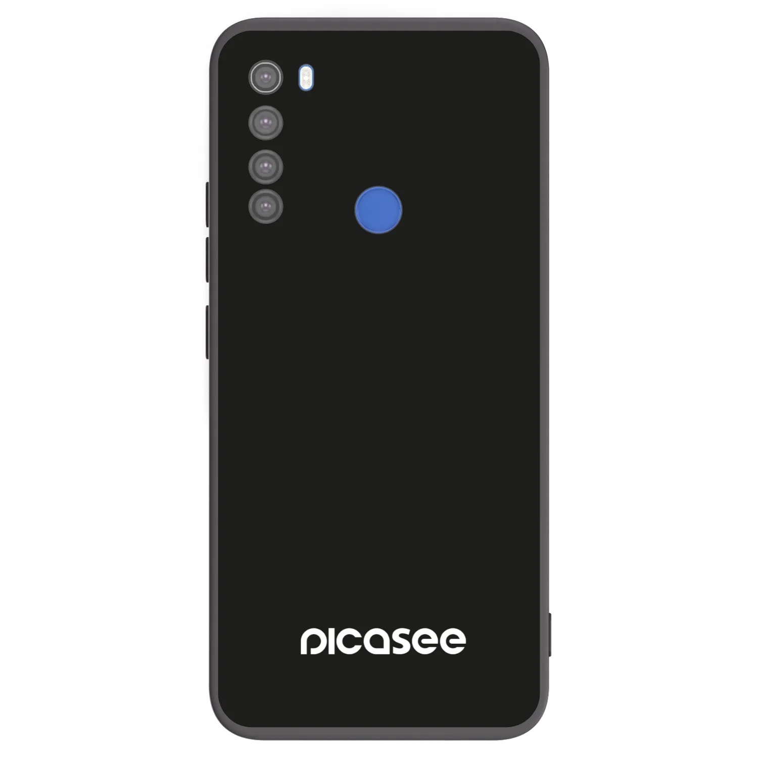 Picasee silikonski črni ovitek za Xiaomi Redmi Note 8T - Picasee