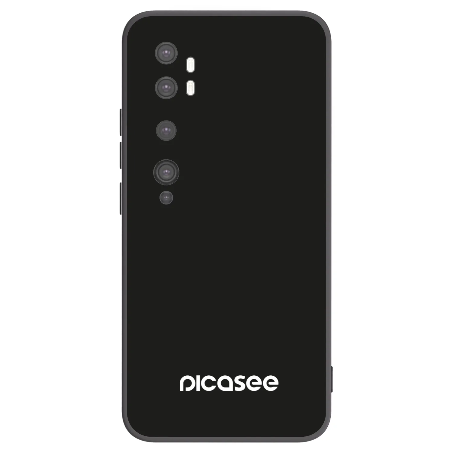 Picasee silikonski črni ovitek za Xiaomi Mi Note 10 (Pro) - Picasee