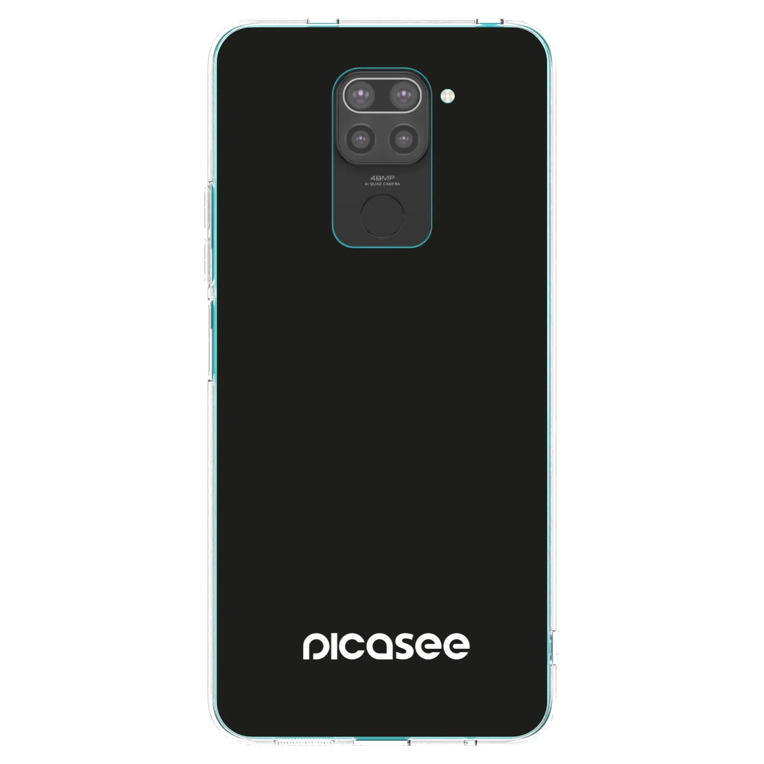 Picasee silikonski črni ovitek za Xiaomi Redmi Note 9 - Picasee