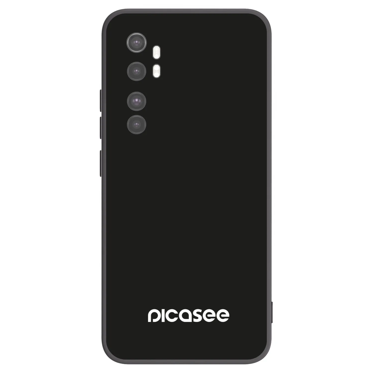 Picasee silikonski črni ovitek za Xiaomi Mi Note 10 Lite - Picasee