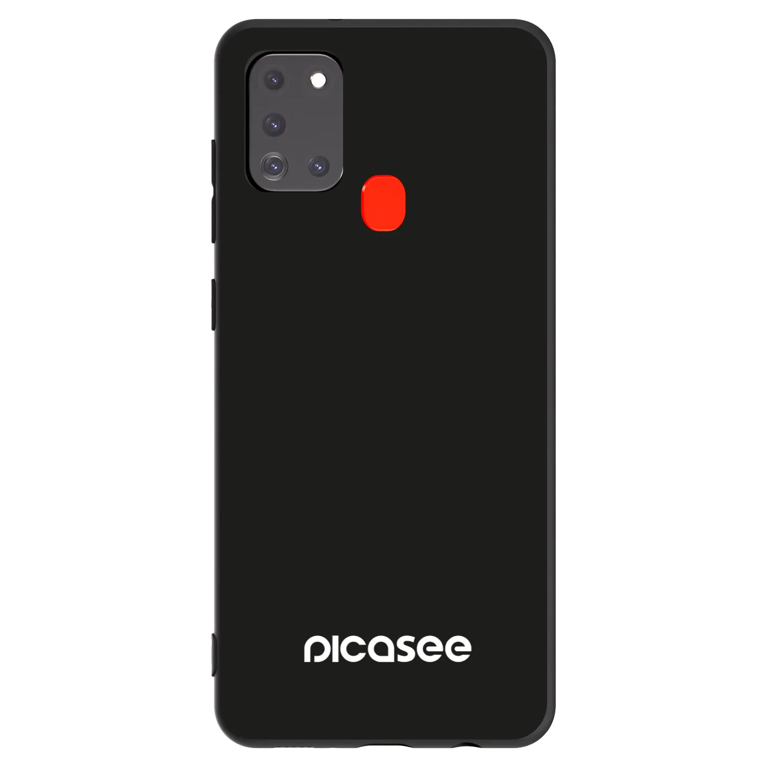 Picasee silikonski črni ovitek za Samsung Galaxy A21s - Picasee