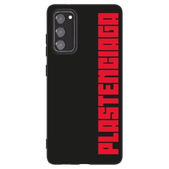 Picasee silikonski črni ovitek za Samsung Galaxy S20 FE - Plastenciaga