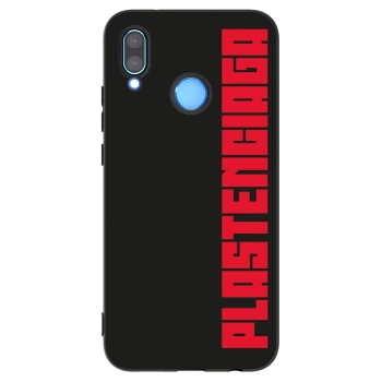 Picasee silikonski črni ovitek za Huawei P20 Lite - Plastenciaga