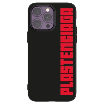 Picasee silikonski črni ovitek za Apple iPhone 14 Pro Max - Plastenciaga