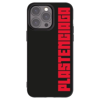 Picasee silikonski črni ovitek za Apple iPhone 15 Pro Max - Plastenciaga