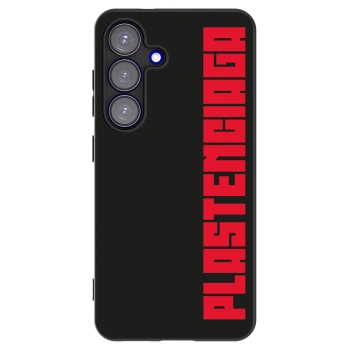 Picasee silikonski črni ovitek za Samsung Galaxy S25 5G - Plastenciaga