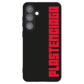 Picasee silikonski črni ovitek za Samsung Galaxy S25+ 5G - Plastenciaga