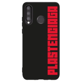 Picasee silikonski črni ovitek za Huawei P30 Lite - Plastenciaga