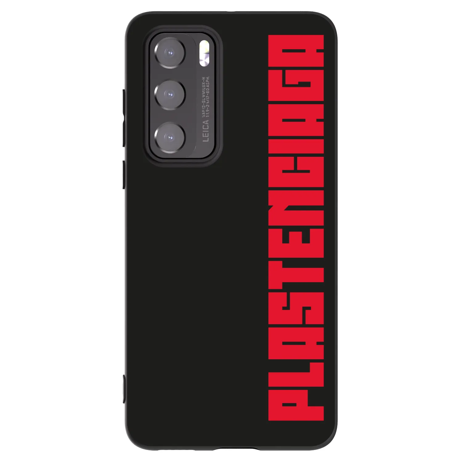 Picasee silikonski črni ovitek za Huawei P40 - Plastenciaga