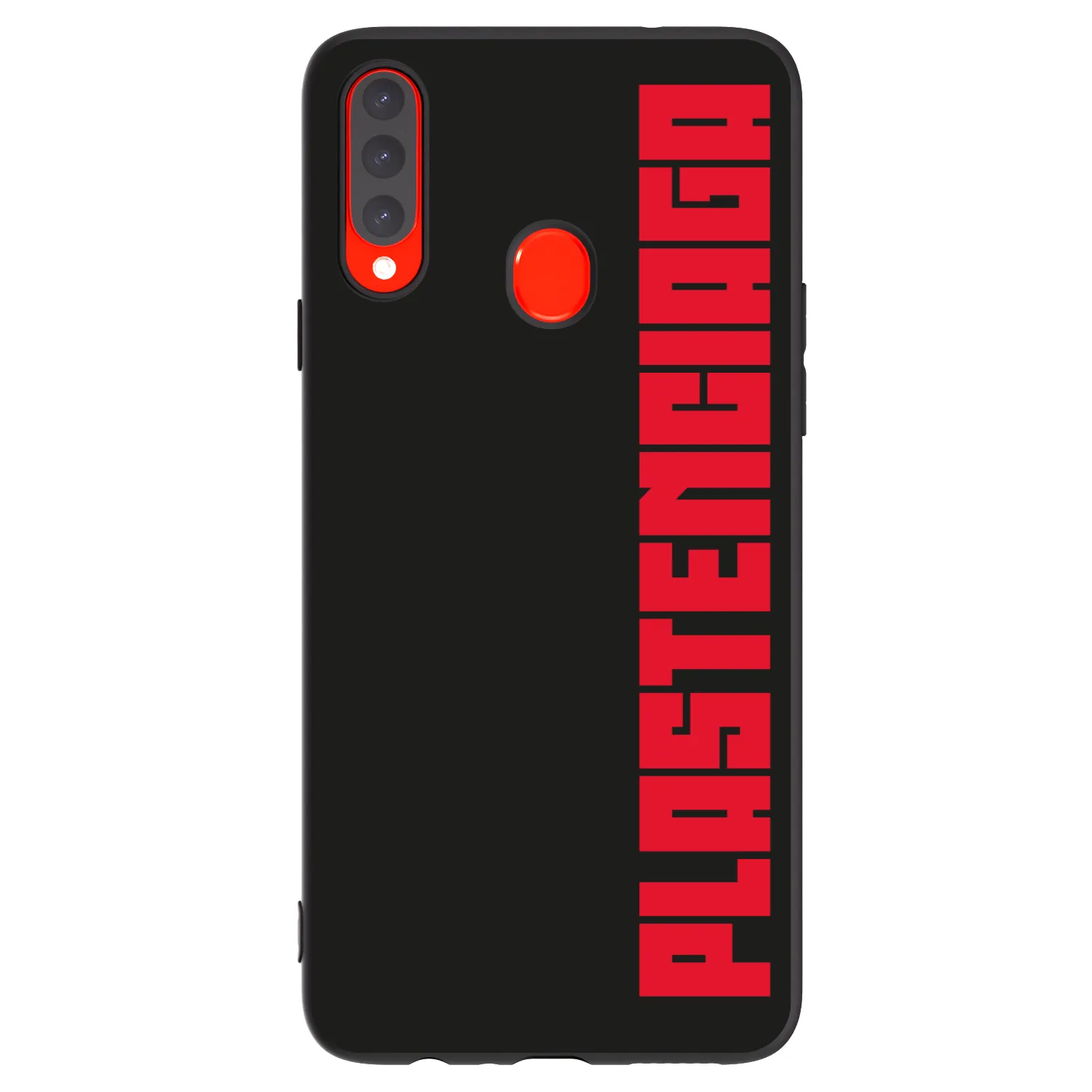 Picasee silikonski črni ovitek za Samsung Galaxy A20s - Plastenciaga