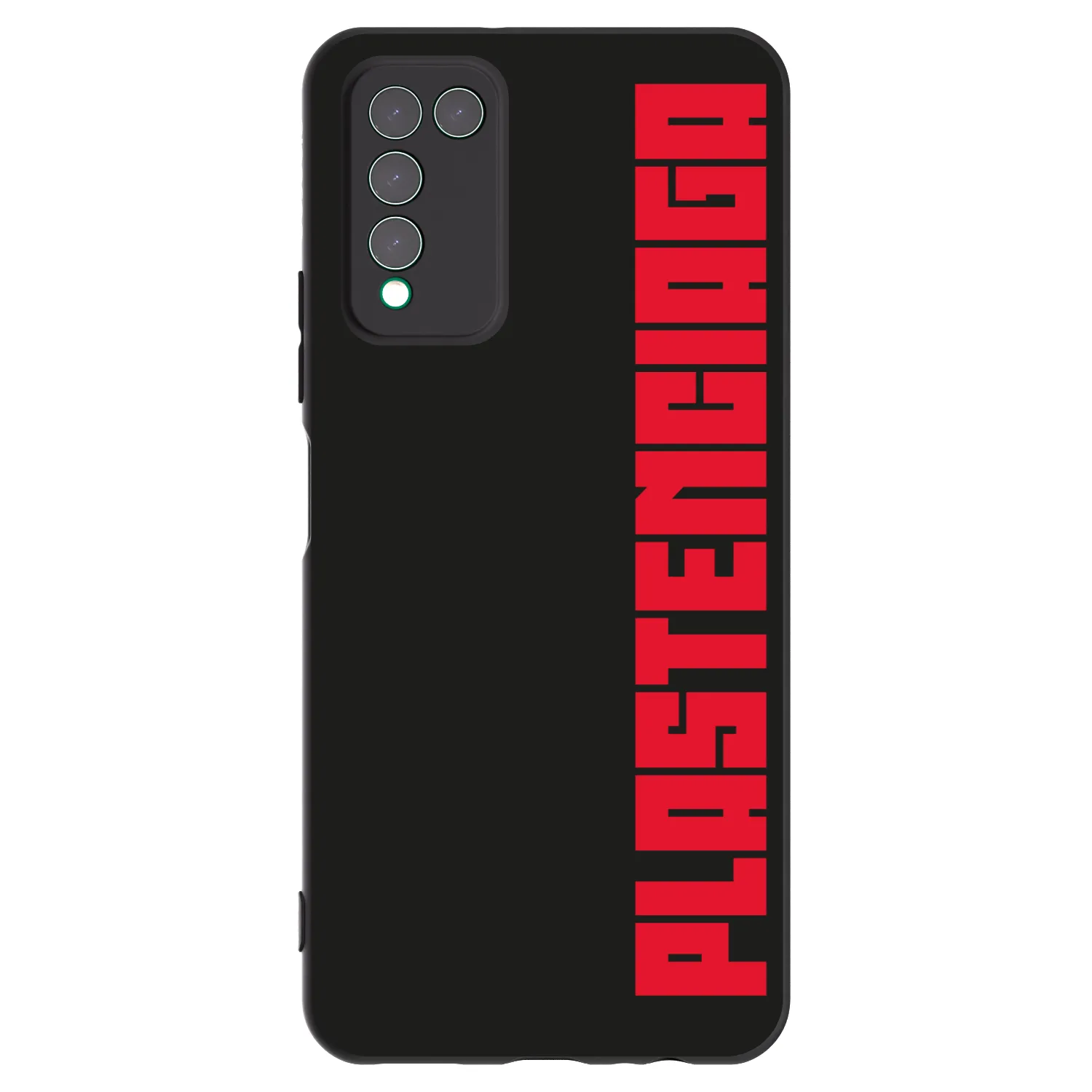 Picasee silikonski črni ovitek za Honor 10X Lite - Plastenciaga