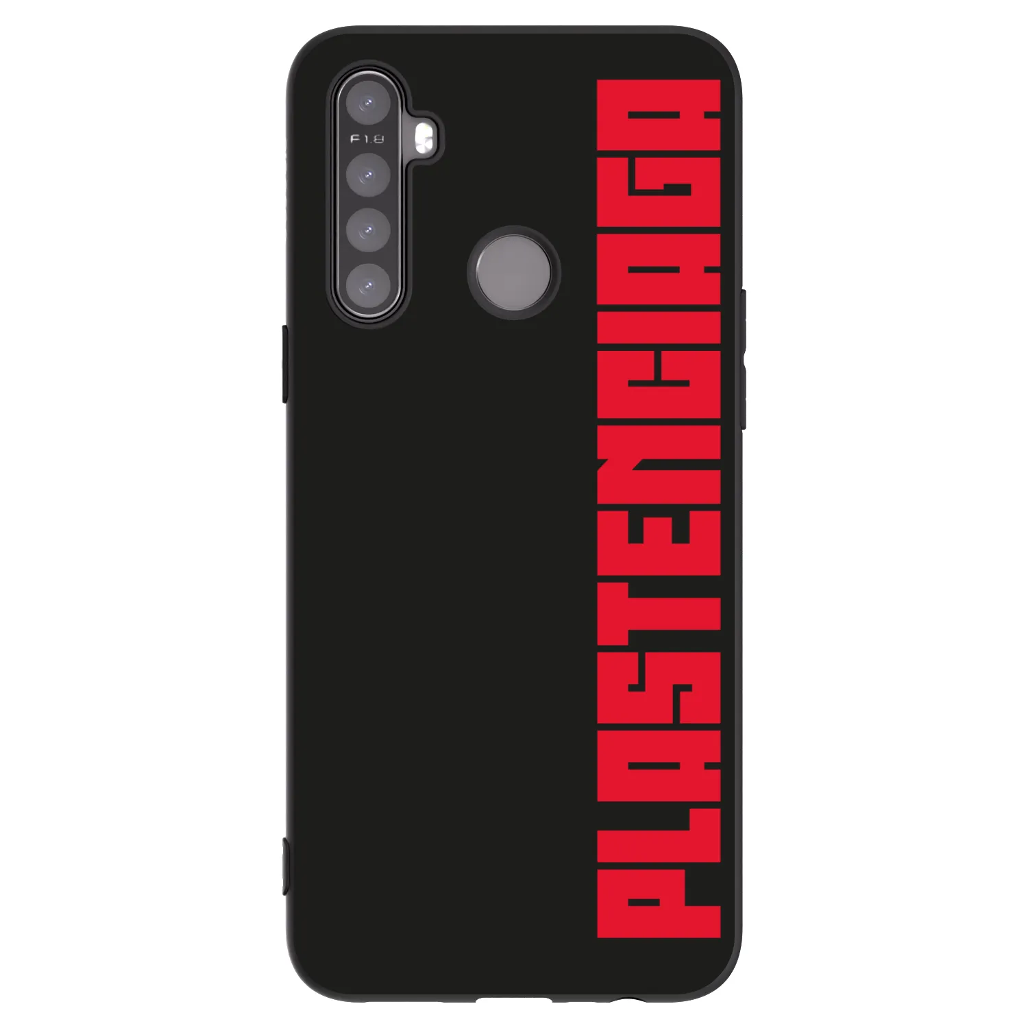 Picasee silikonski črni ovitek za Realme 6i - Plastenciaga