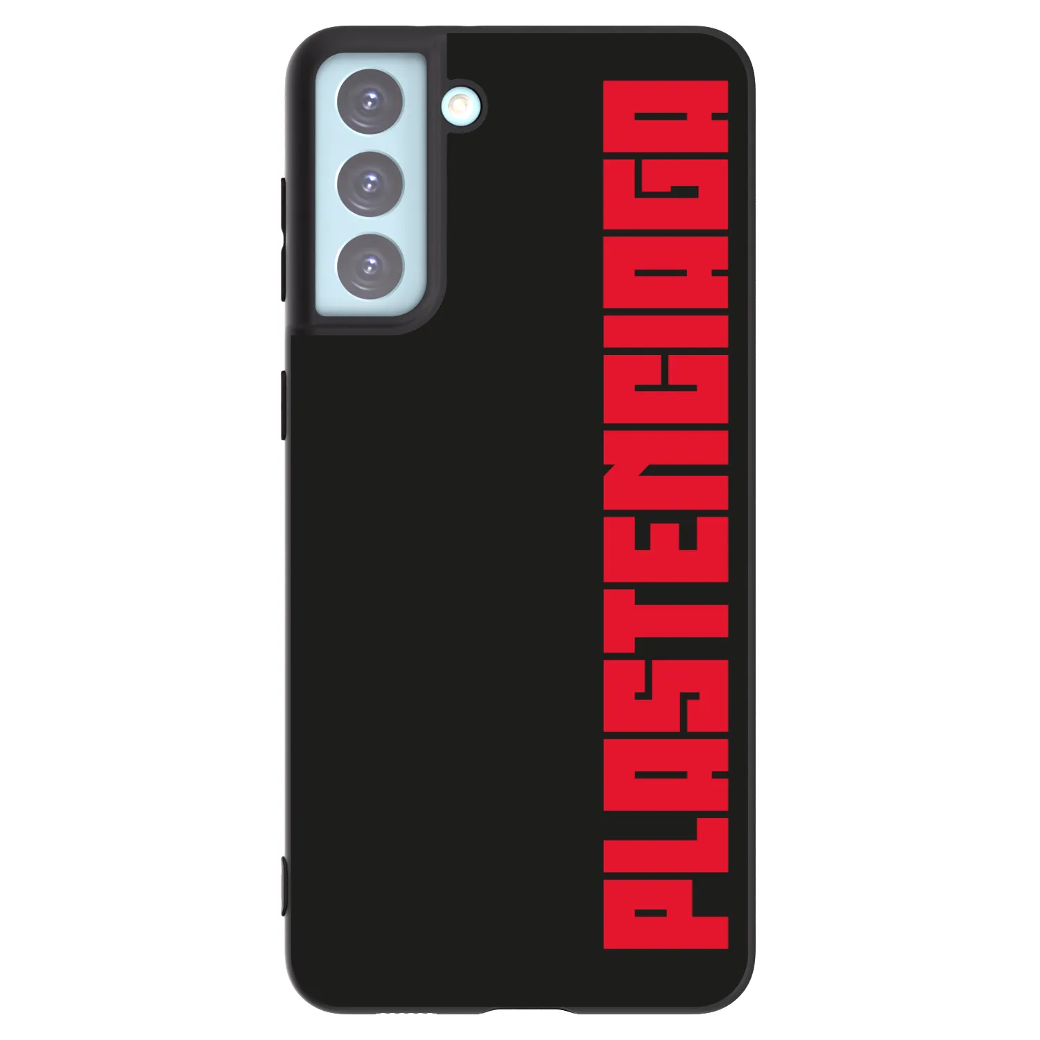 Picasee silikonski črni ovitek za Samsung Galaxy S21+ 5G G996F - Plastenciaga