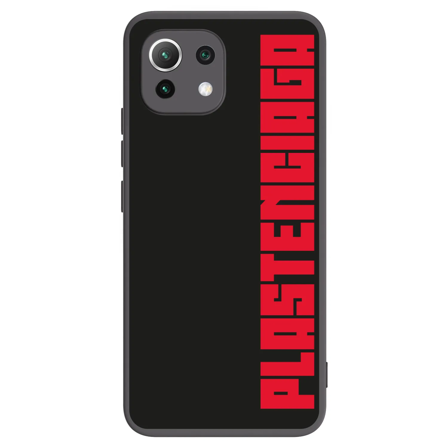 Picasee silikonski črni ovitek za Xiaomi Mi 11 Lite - Plastenciaga