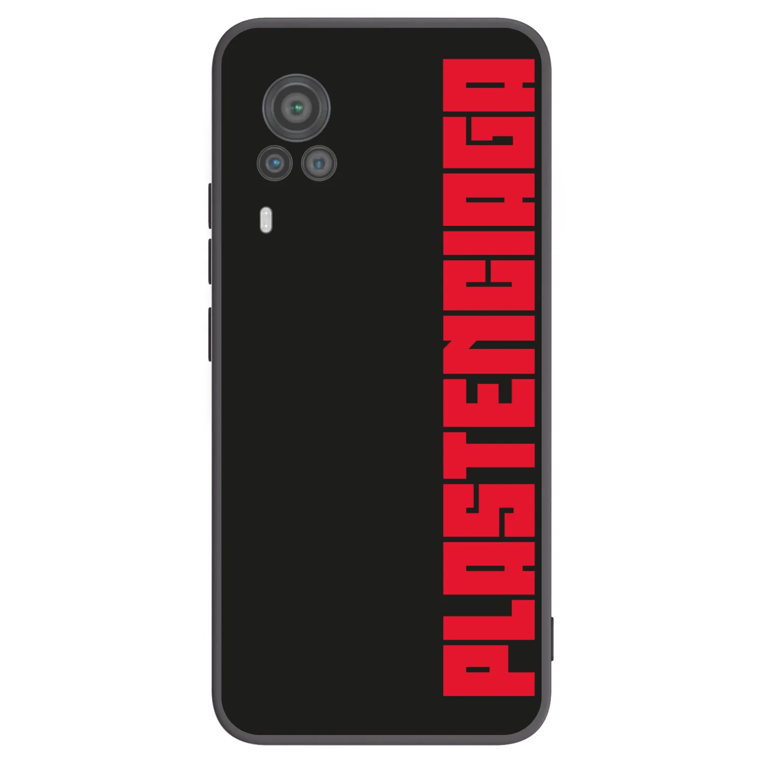 Picasee silikonski črni ovitek za Vivo X60 Pro 5G - Plastenciaga