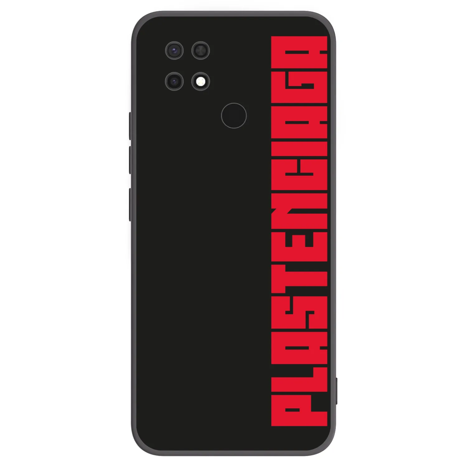 Picasee silikonski črni ovitek za Xiaomi Redmi 10C - Plastenciaga