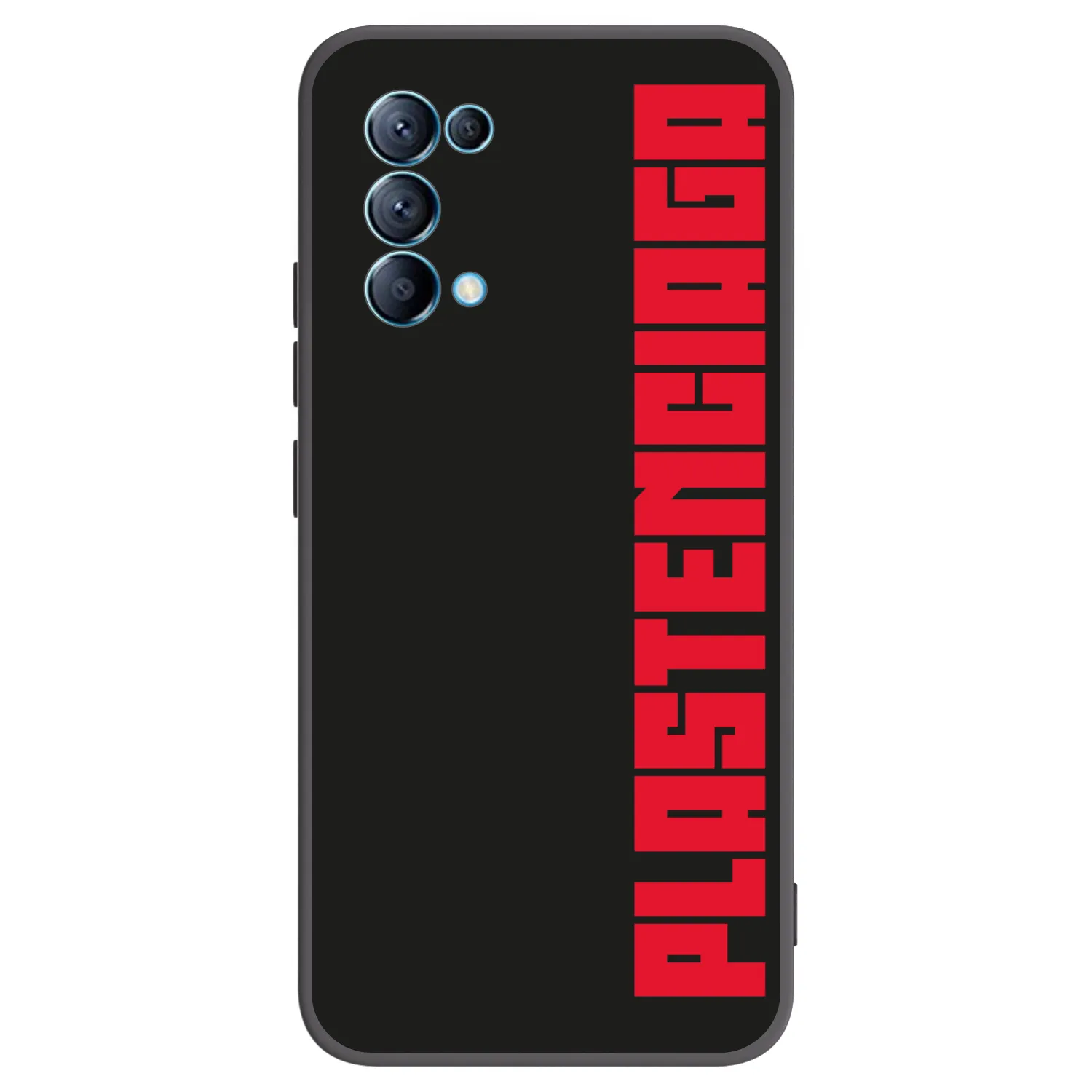 Picasee silikonski črni ovitek za OPPO Reno 5 5G - Plastenciaga