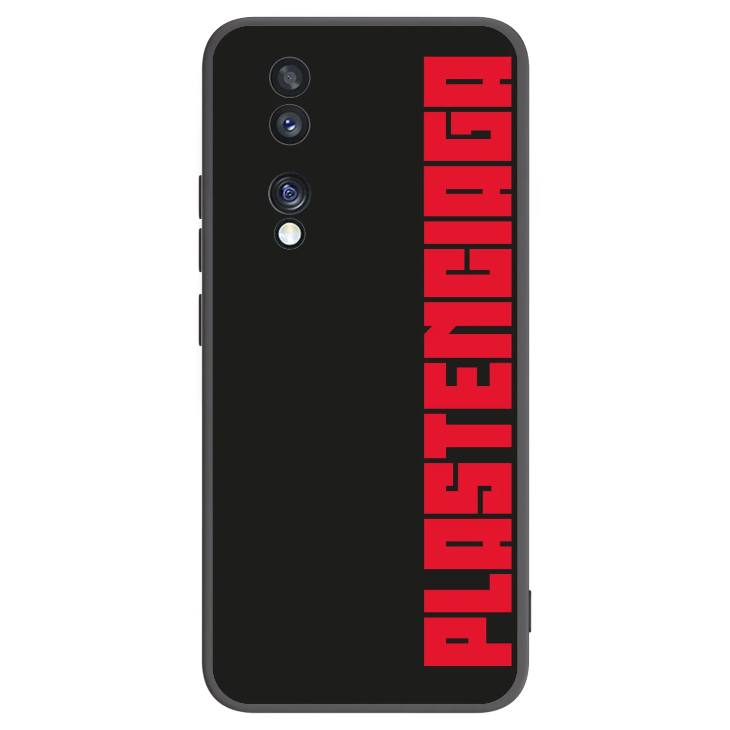 Picasee silikonski črni ovitek za Honor 70 - Plastenciaga