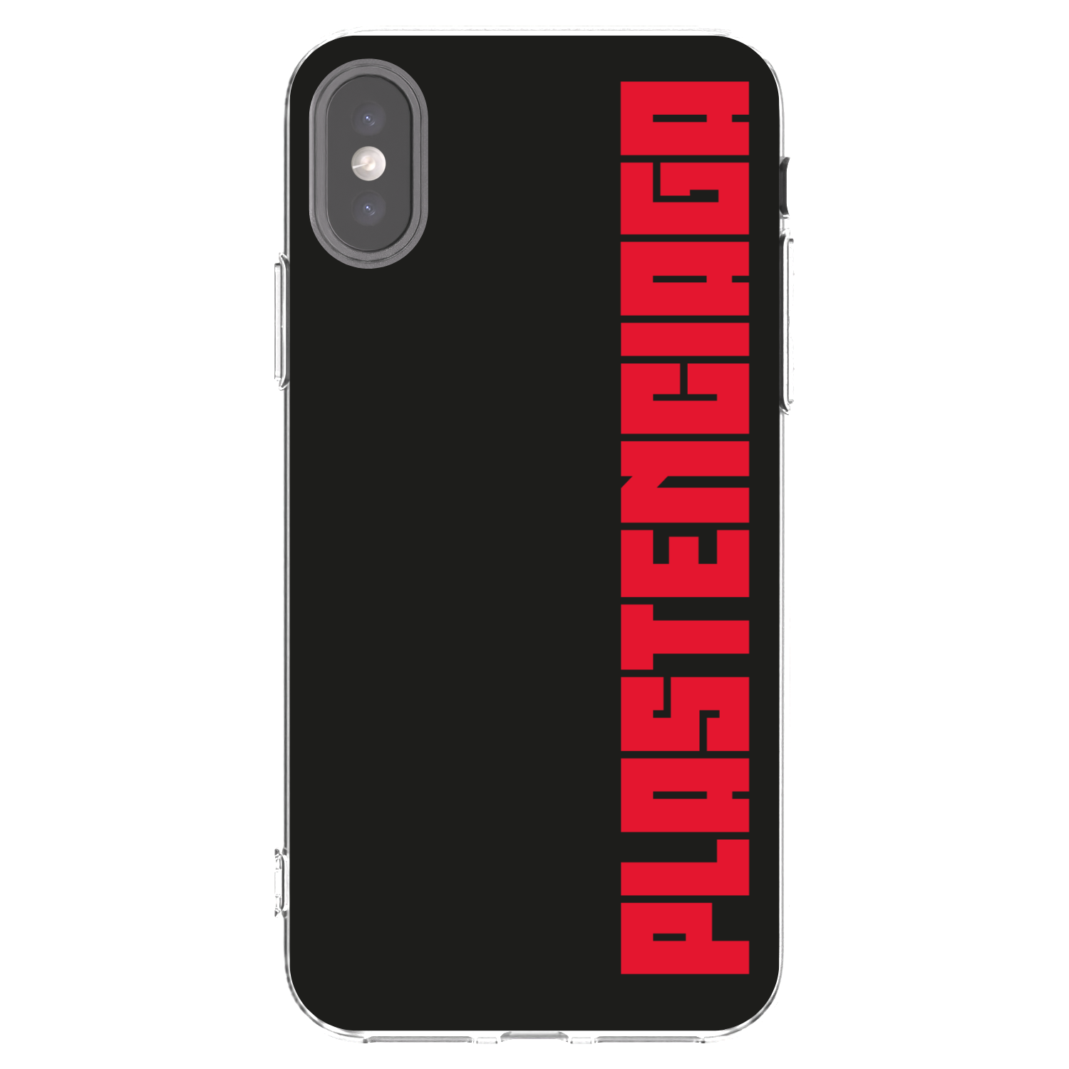 Picasee silikonski prozorni ovitek za Apple iPhone X/XS - Plastenciaga