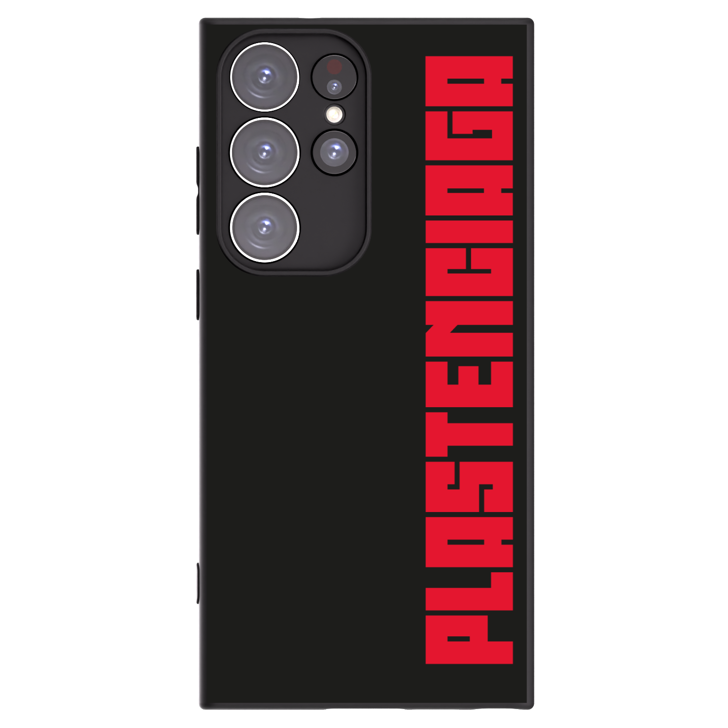 Picasee silikonski črni ovitek za Samsung Galaxy S23 Ultra 5G - Plastenciaga