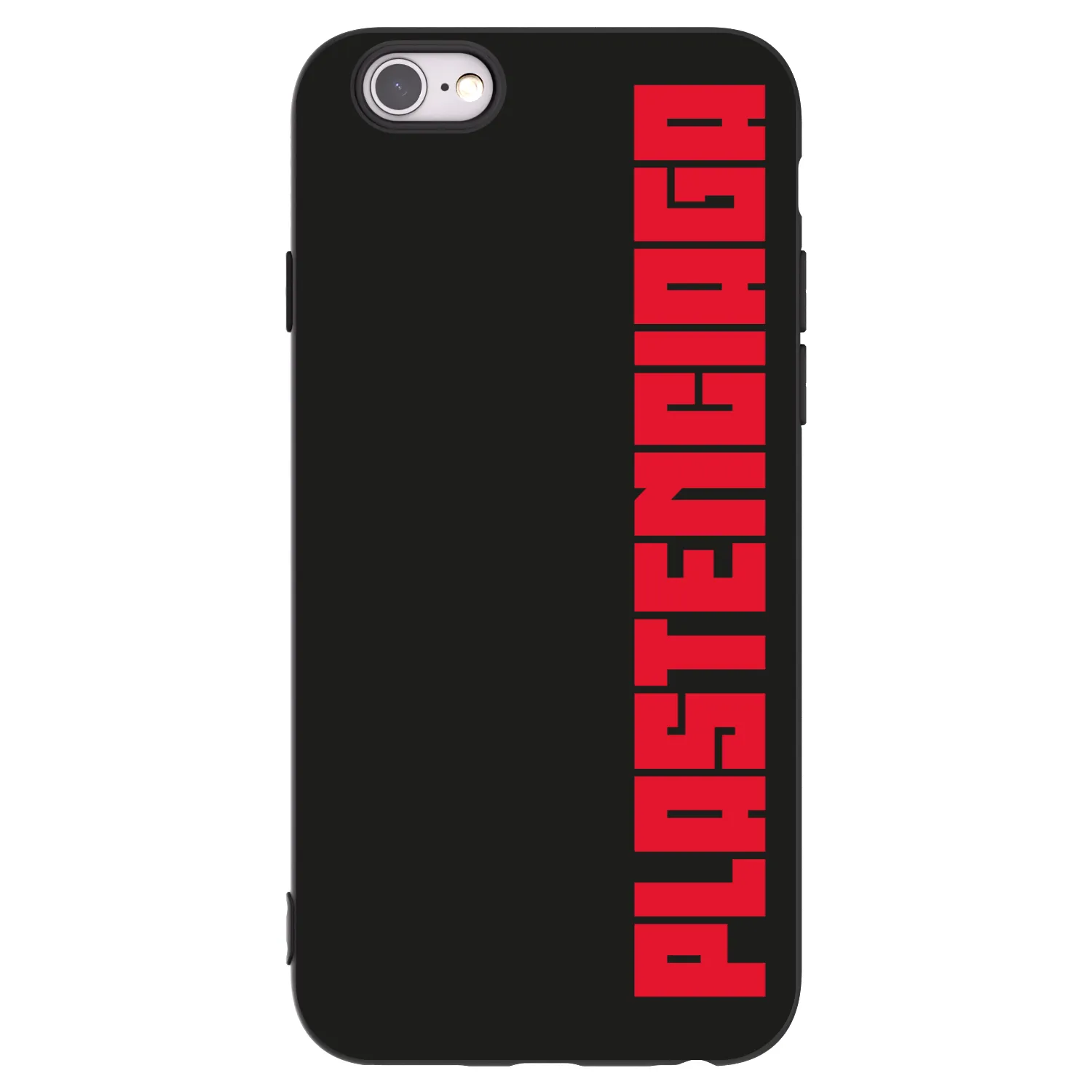 Picasee silikonski črni ovitek za Apple iPhone 6/6S - Plastenciaga