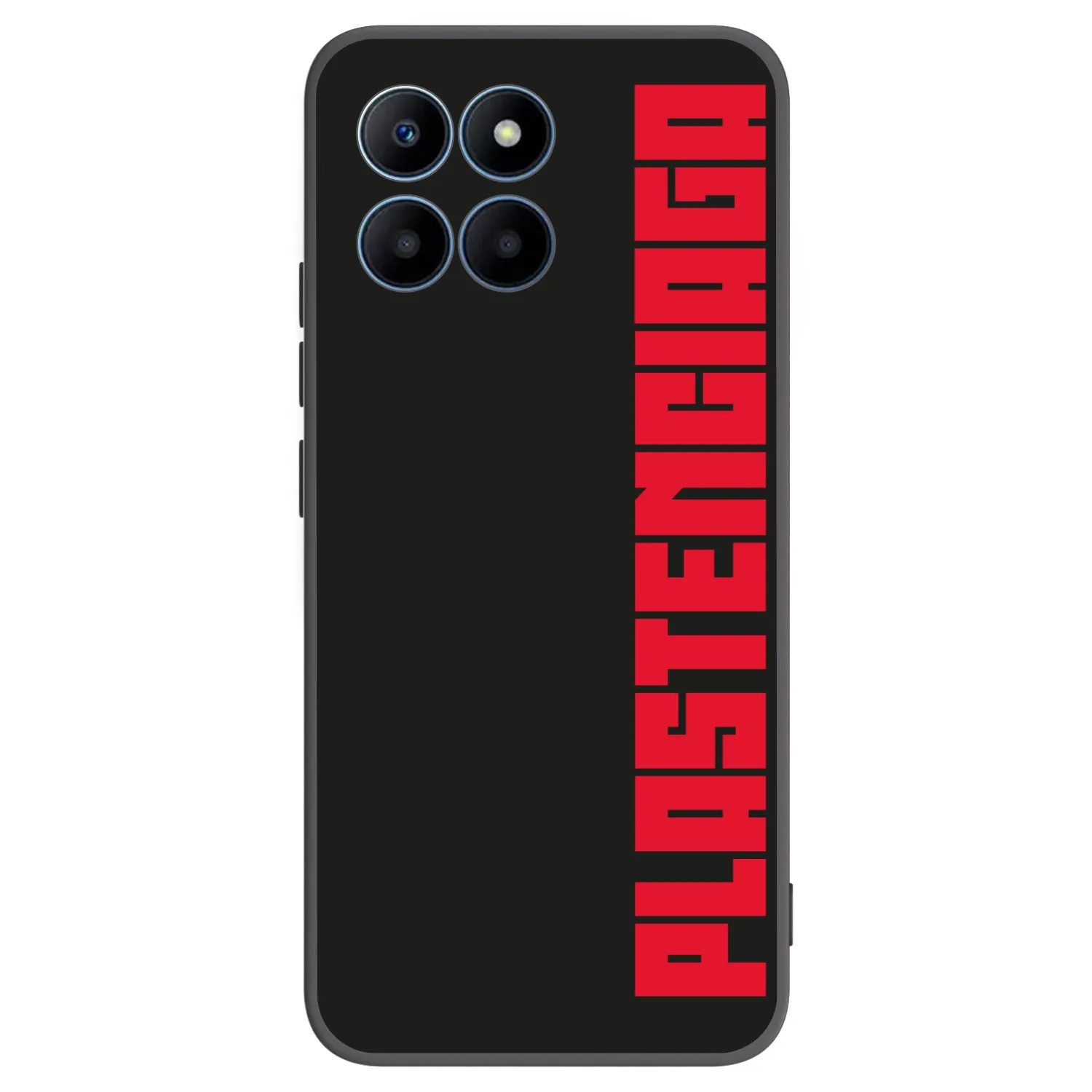 Picasee silikonski črni ovitek za Honor 70 Lite - Plastenciaga