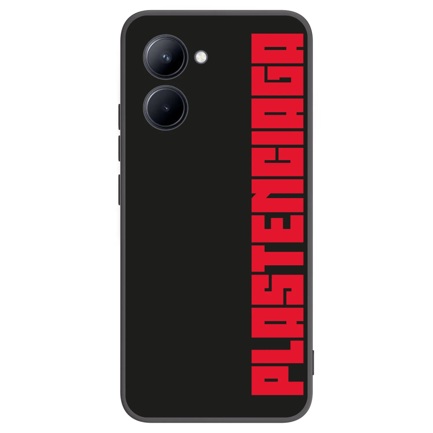 Picasee silikonski črni ovitek za Realme C33 (2023) - Plastenciaga