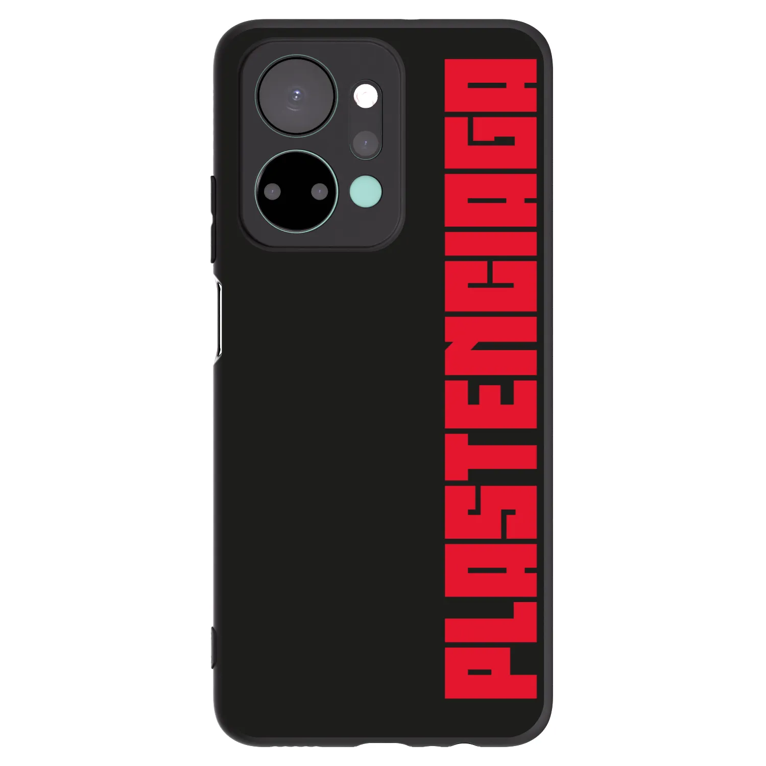 Picasee silikonski črni ovitek za Honor X7a - Plastenciaga