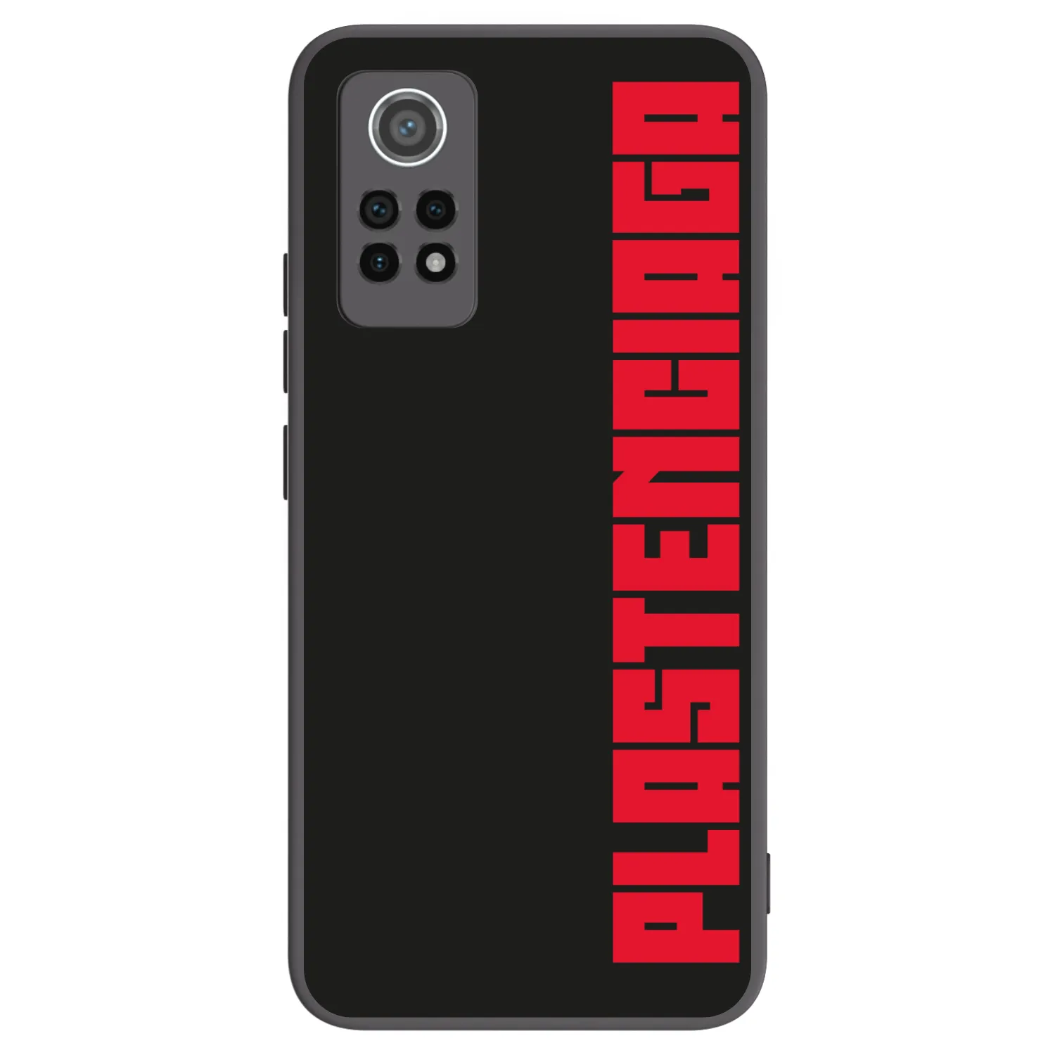 Picasee silikonski črni ovitek za Xiaomi Redmi Note 12 Pro 4G - Plastenciaga