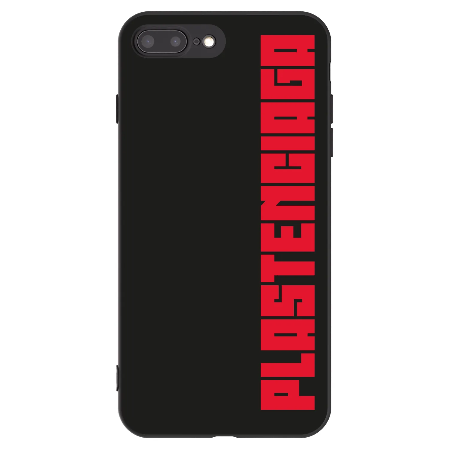 Picasee silikonski črni ovitek za Apple iPhone 7 Plus - Plastenciaga