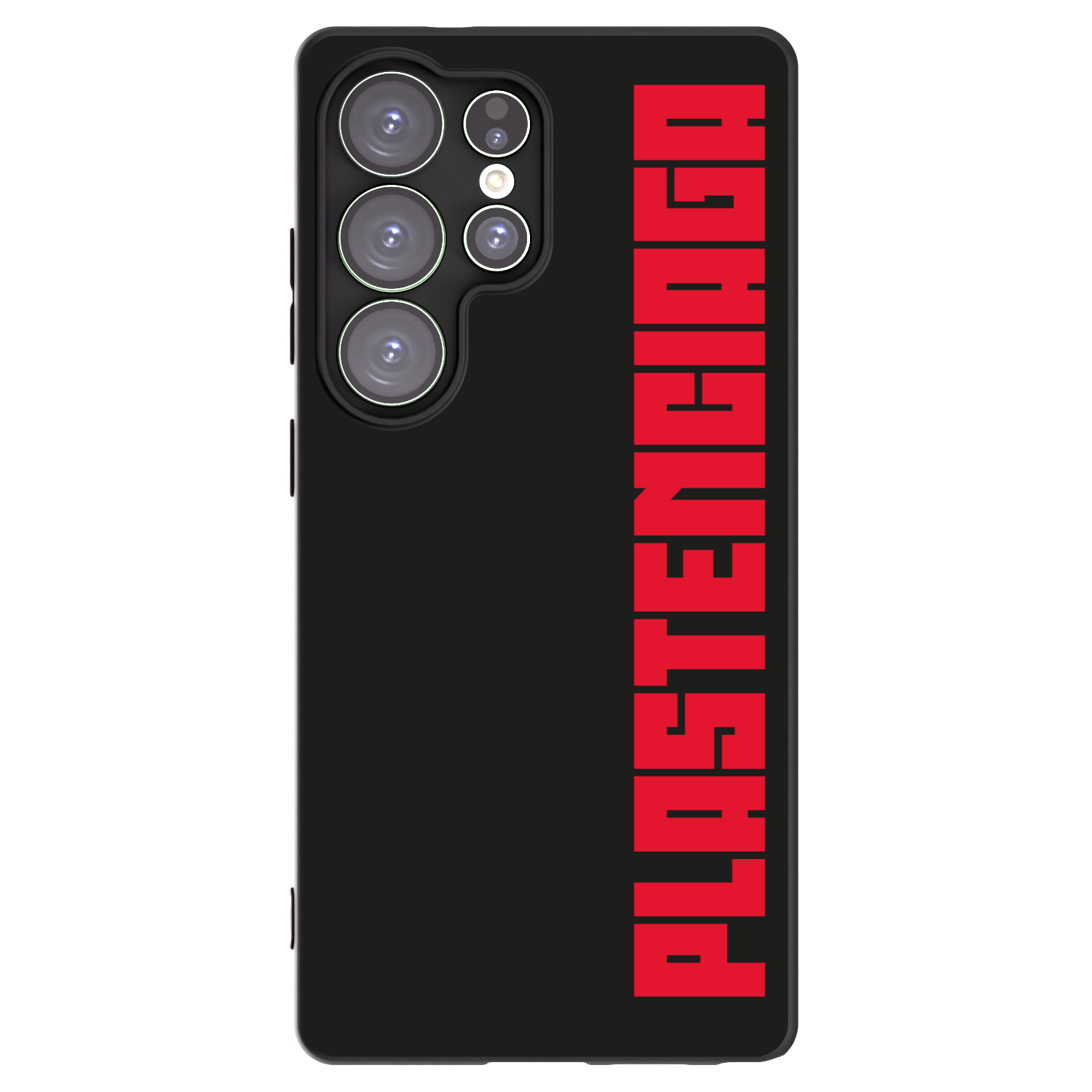 Picasee silikonski črni ovitek za Samsung Galaxy S25 Ultra 5G - Plastenciaga