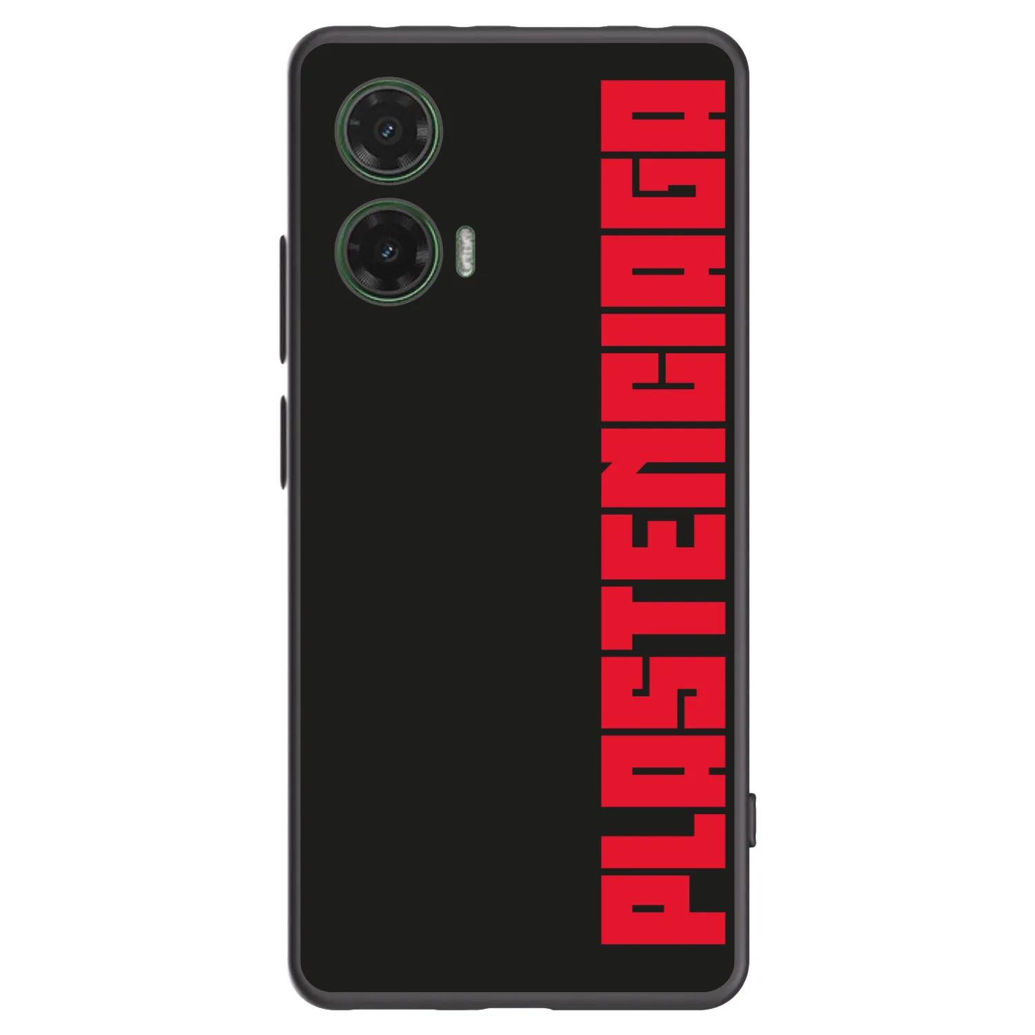 Picasee silikonski črni ovitek za Motorola Moto G35 5G - Plastenciaga